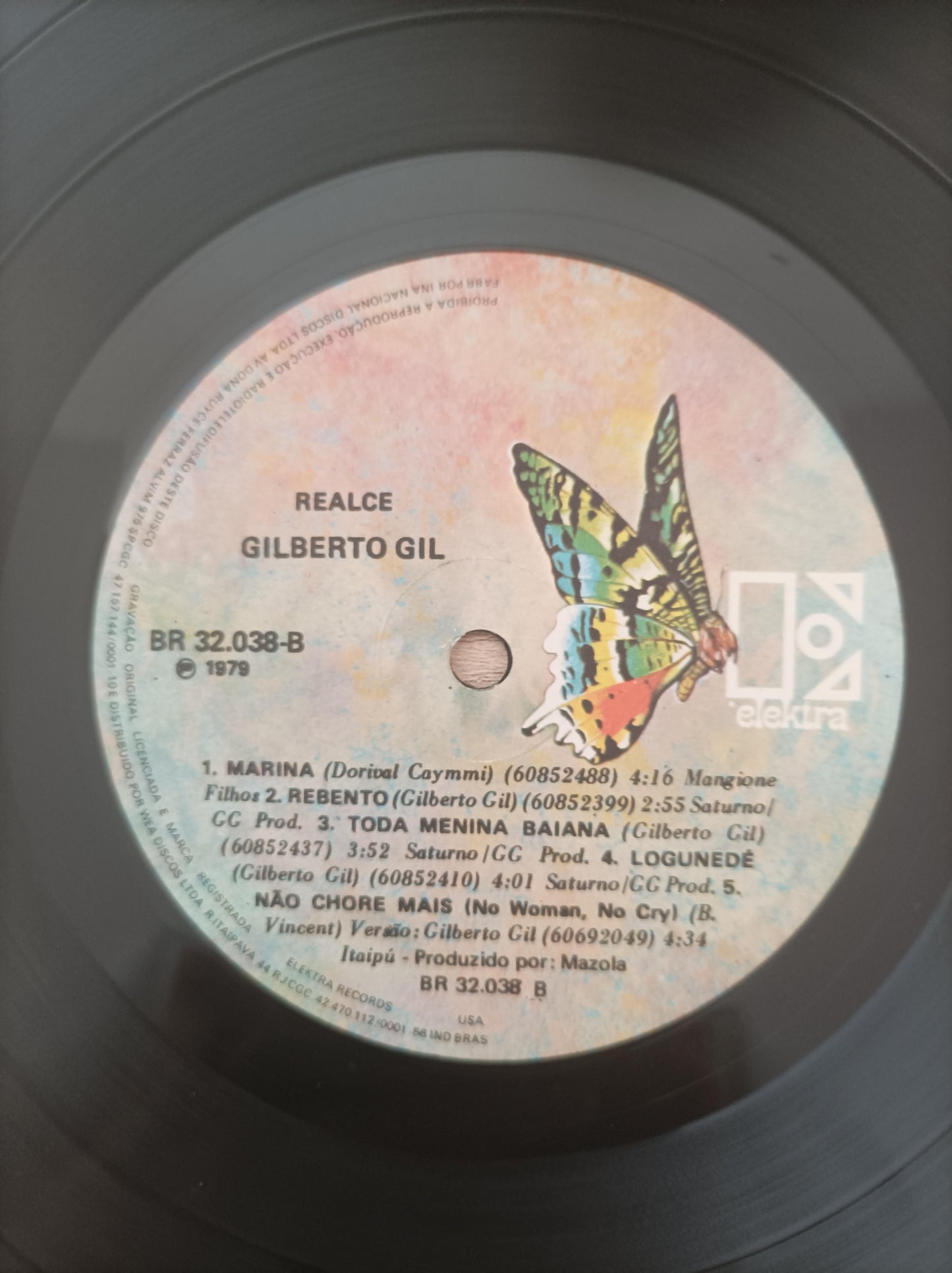 Lp Vinil Gilberto Gil Realce Capa Dupla