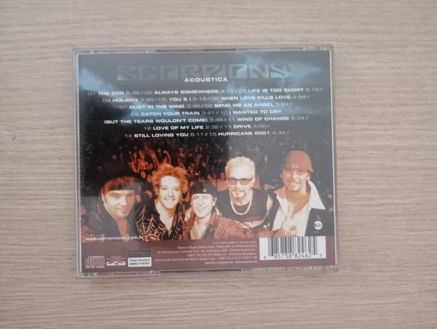 CD Scorpions Acoustica