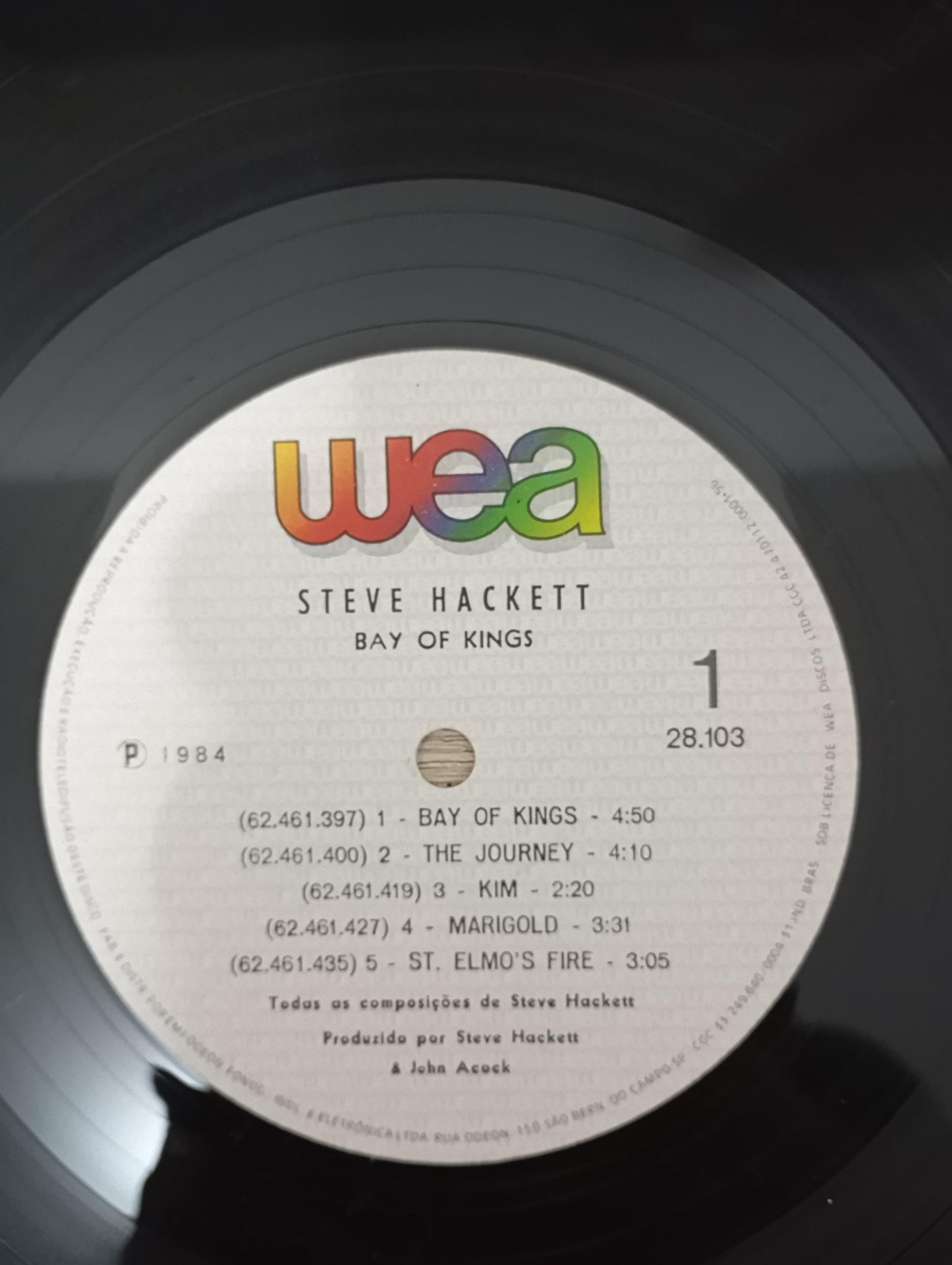 Lp Vinil Steve Hackett Bay Of Kings