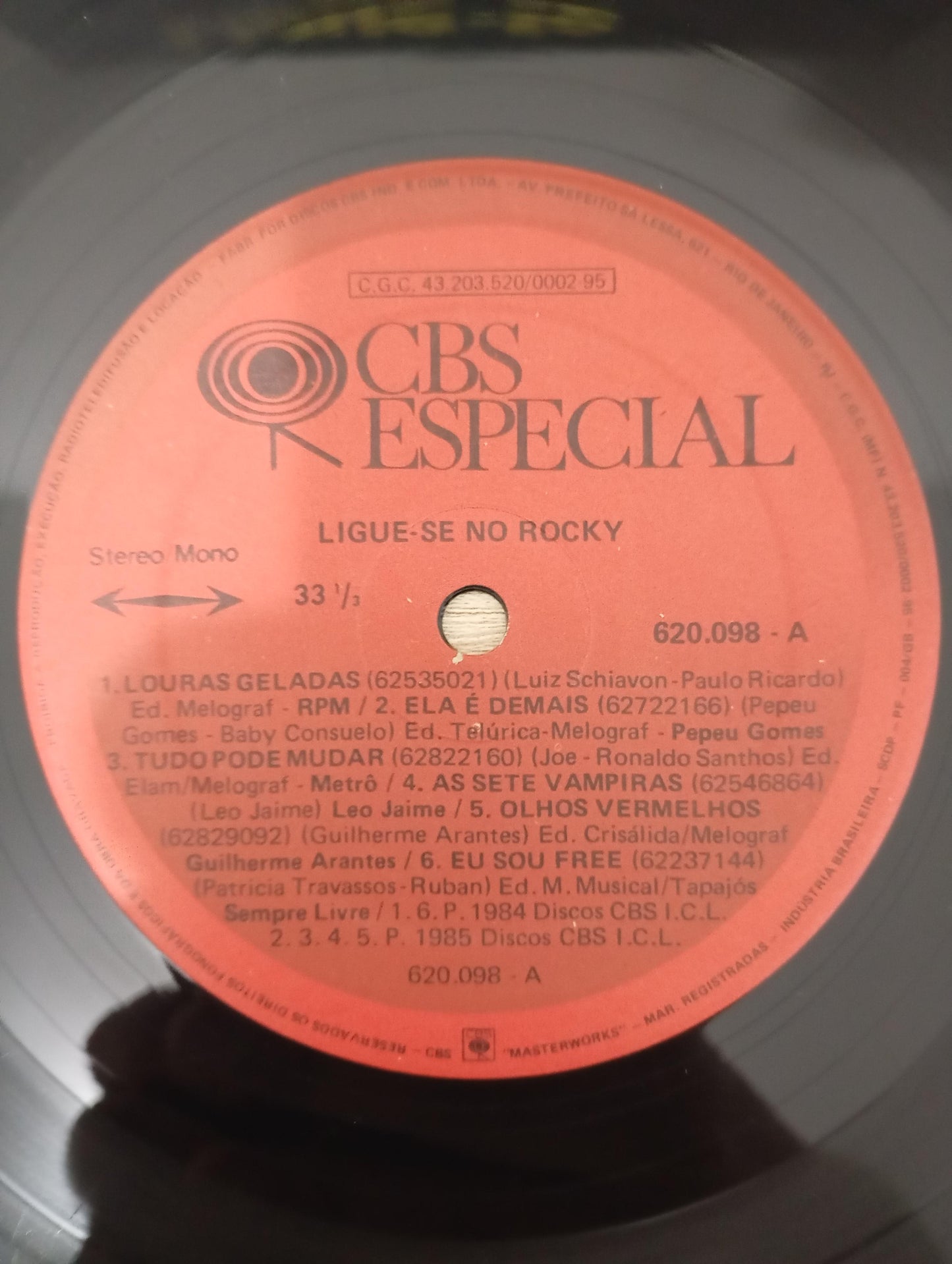 Lp Vinil Sucessos Ligue-se No Rocky Capa Dupla