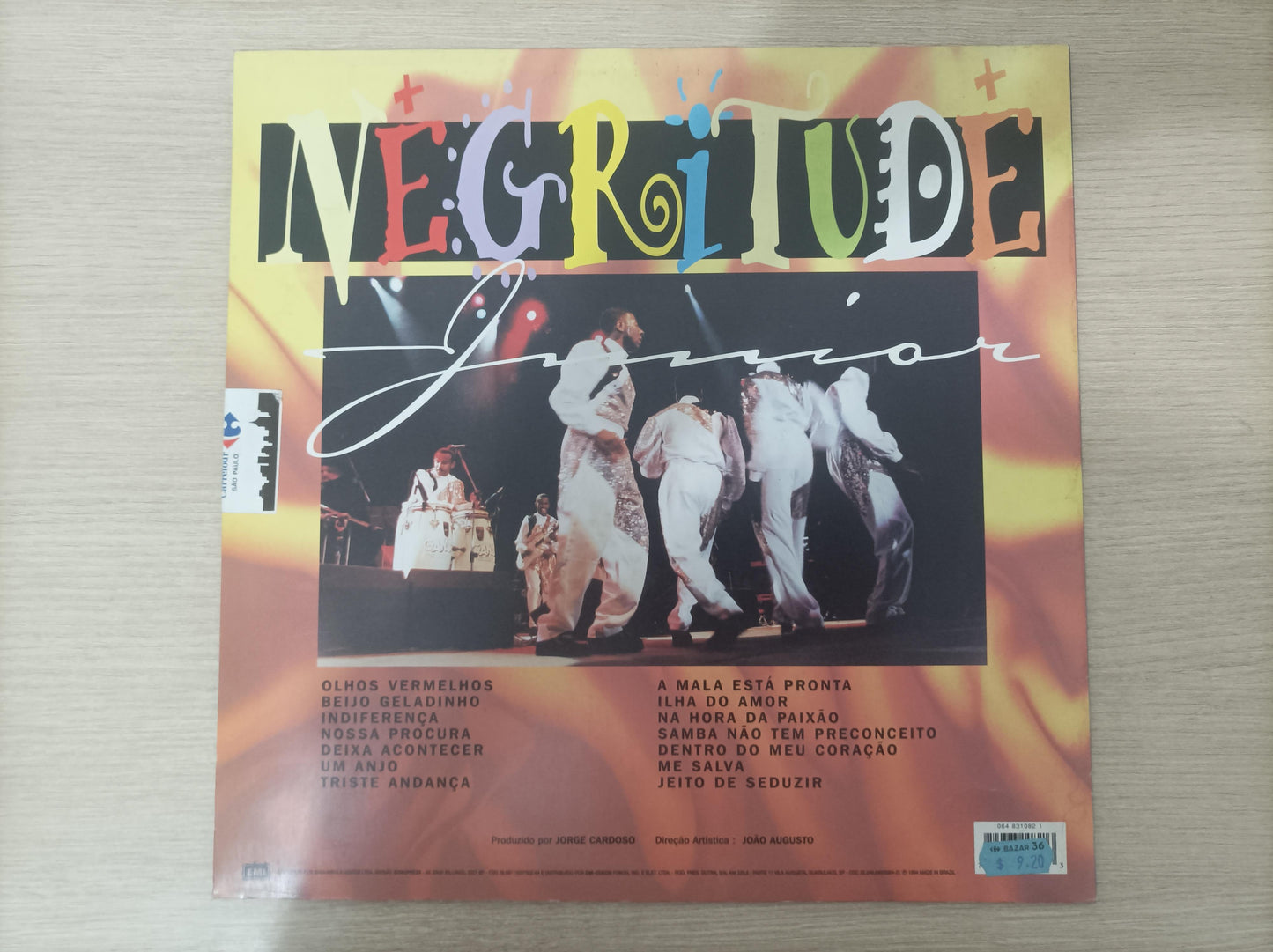 Disco Vinil Deixa Acontecer Negritude Junior Com Encarte A