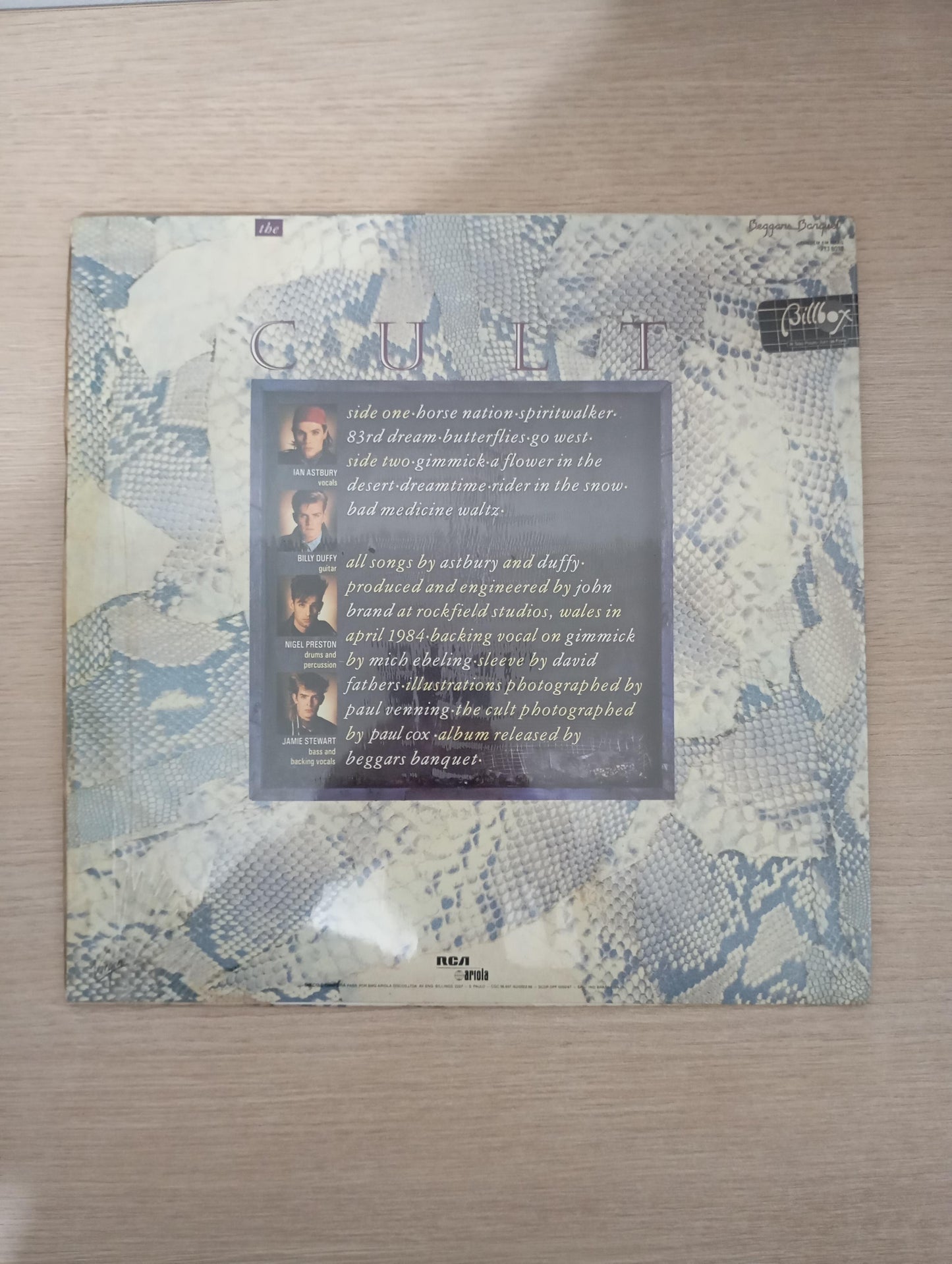 Lp Vinil The Cult Dreamtime Com Encarte