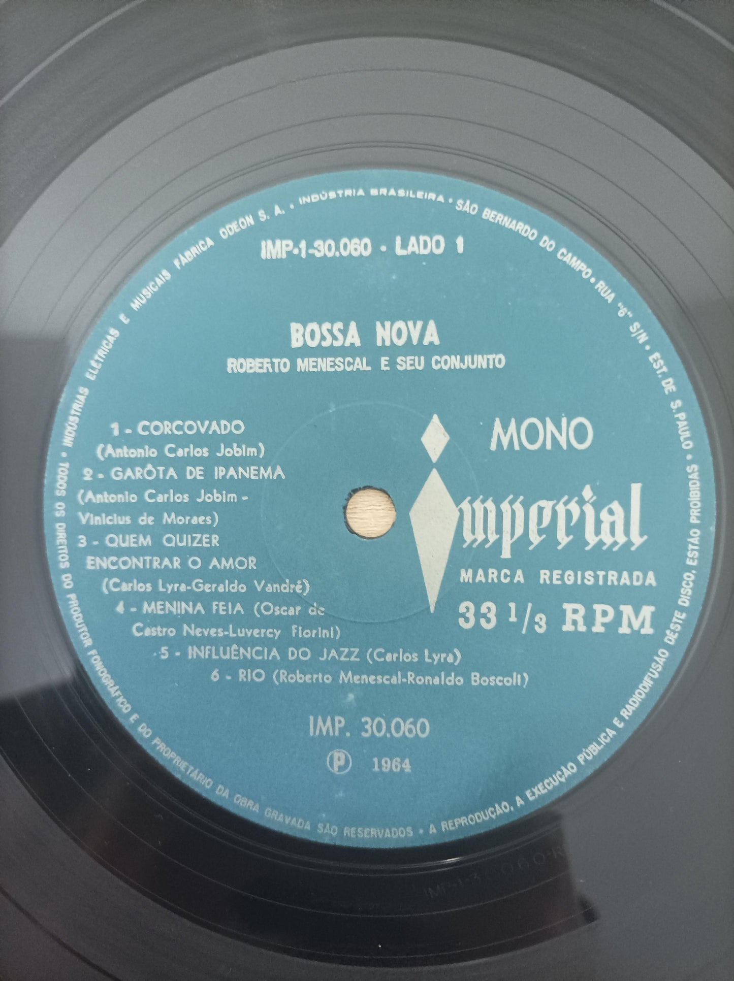 Lp Vinil Roberto Menescal E Seu Conjunto Bossa Nova