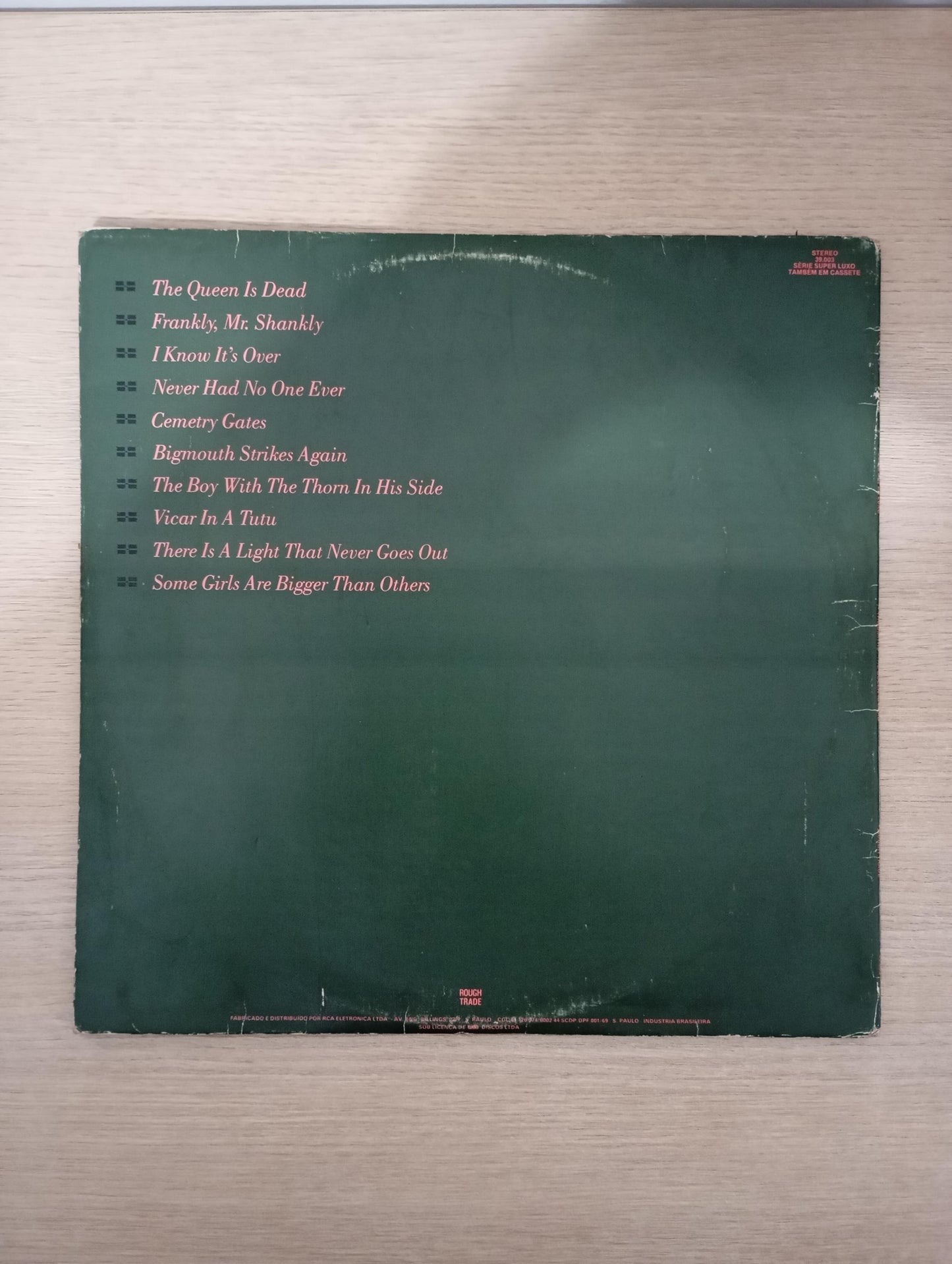 Lp Vinil The Smiths The Queen Is Dead Com Encarte, Leia