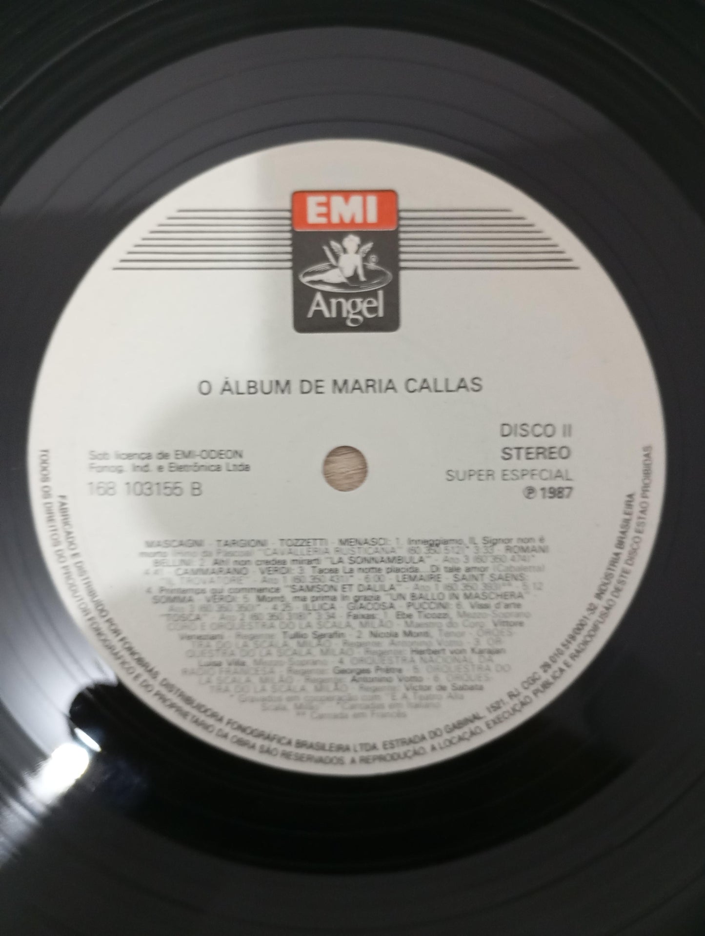 Lp Vinil O Álbum de Maria Callas Duplo Com Encartes