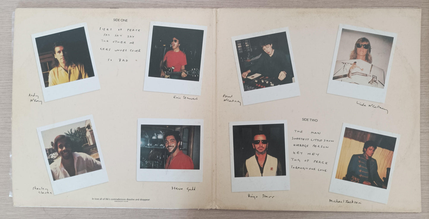 Lp Vinil Paul McCartney Pipes Of Peace Capa Dupla C/ Encarte