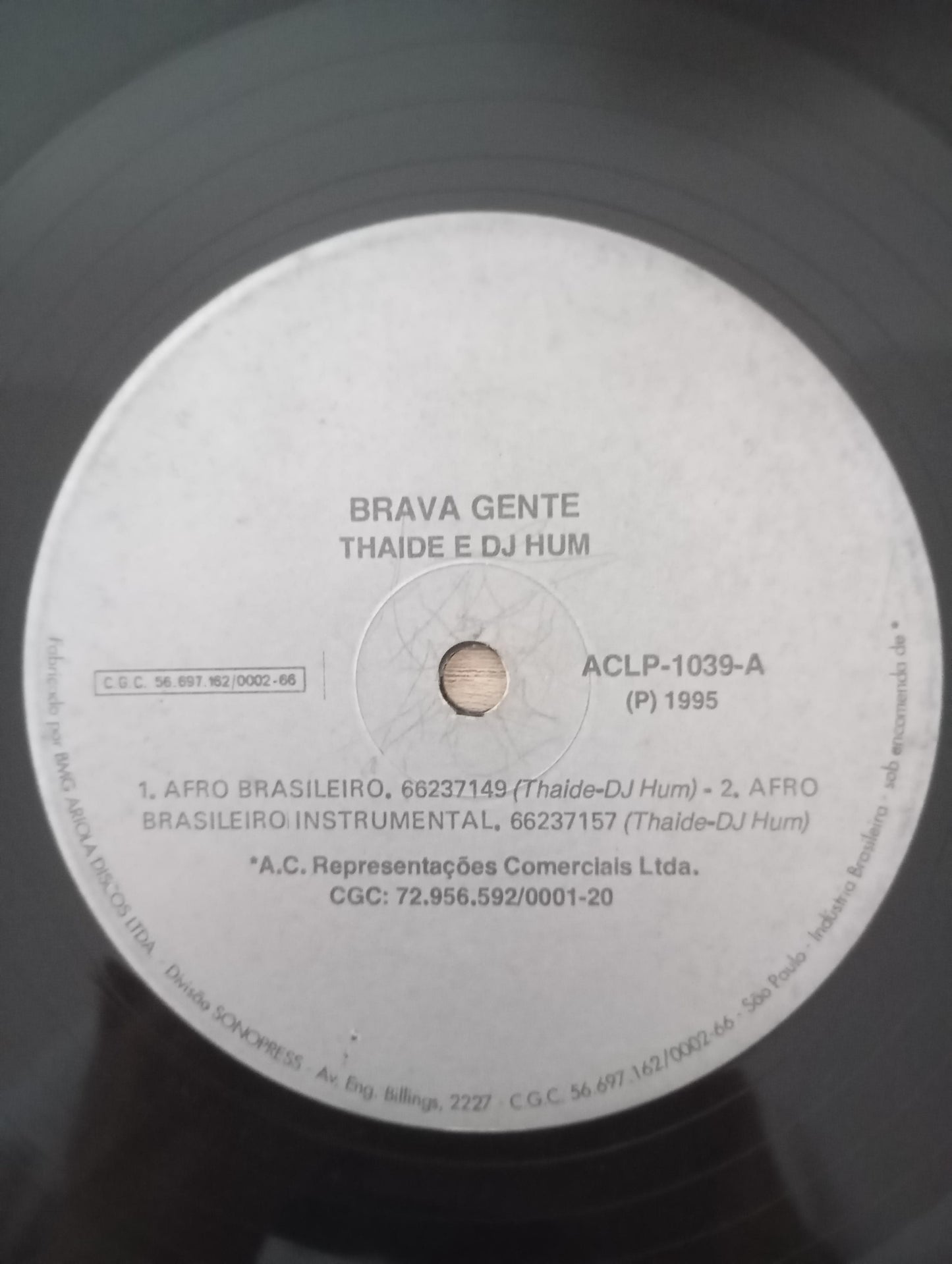 Lp Vinil Thaide & Dj Hum Brava Gente