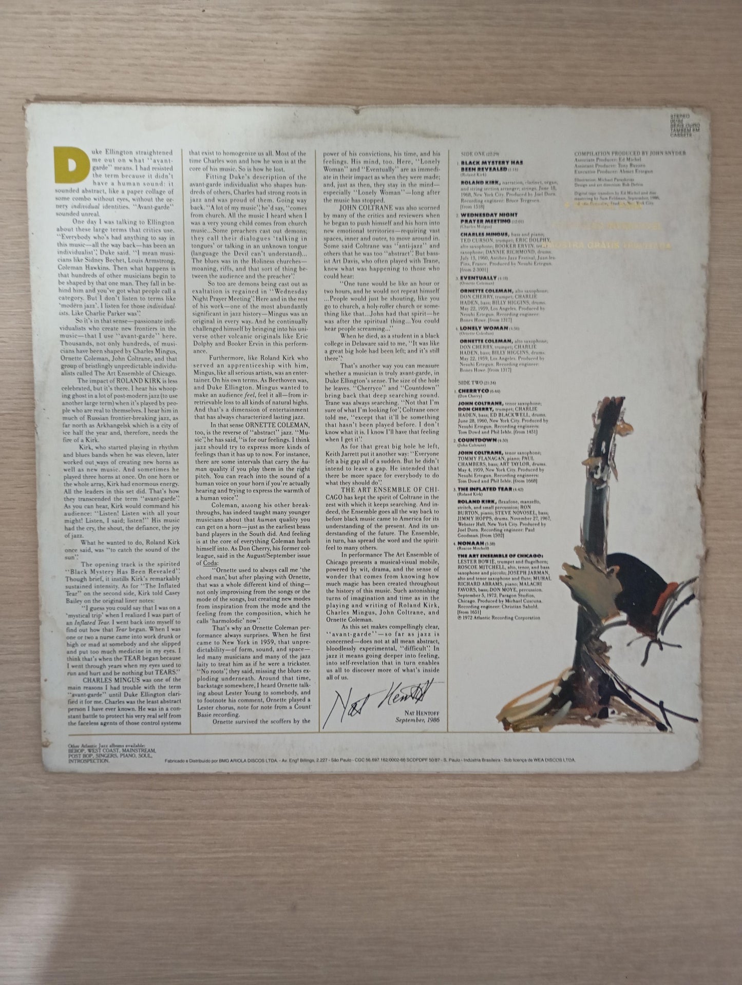 Lp Vinil The Avant-Garde Atlantic Jazz Com Encarte