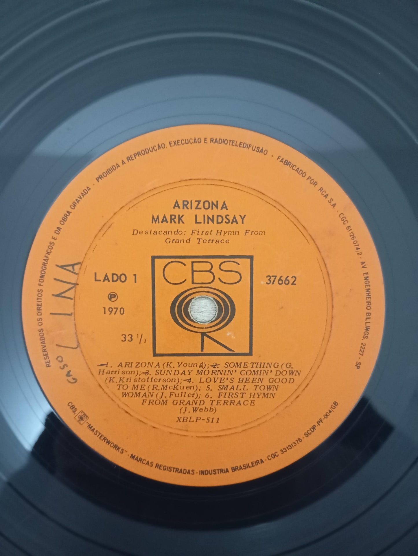 Lp Vinil Mark Lindsay Arizona