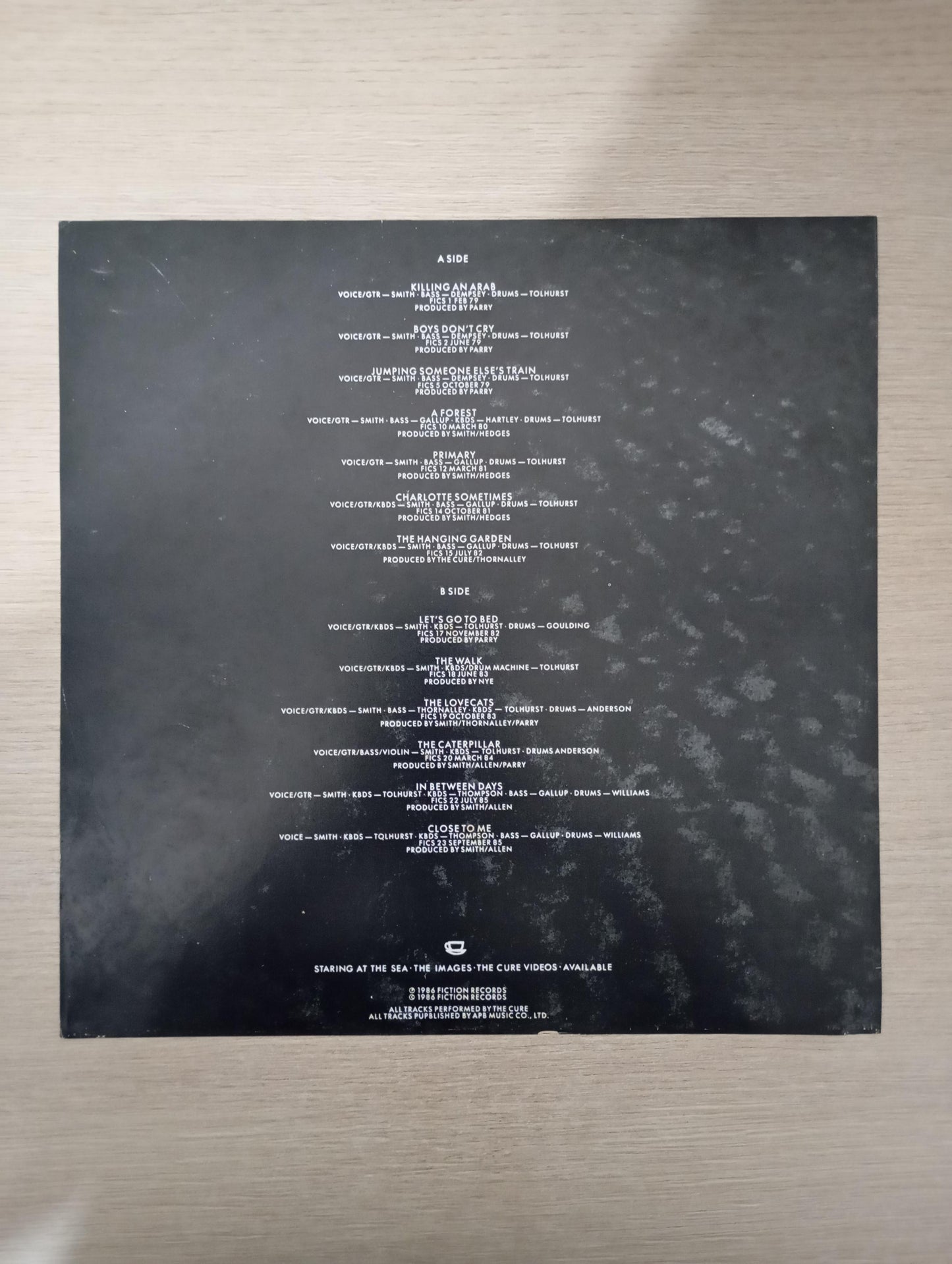 Lp Vinil The Cure Standing On A Beach The Singles C Encarte
