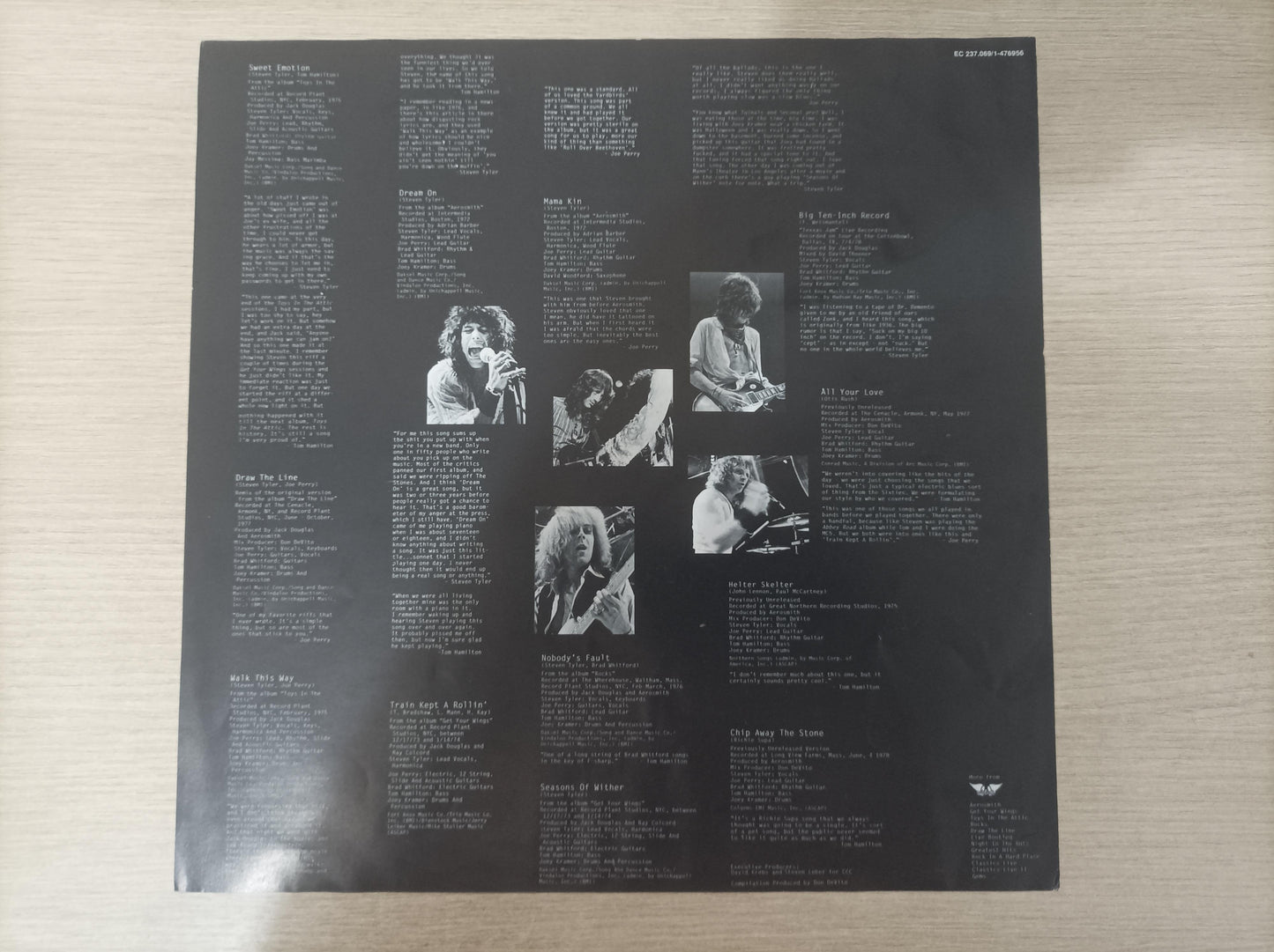 Lp Vinil Aerosmith Pandora's Toys Com Encarte, Leia