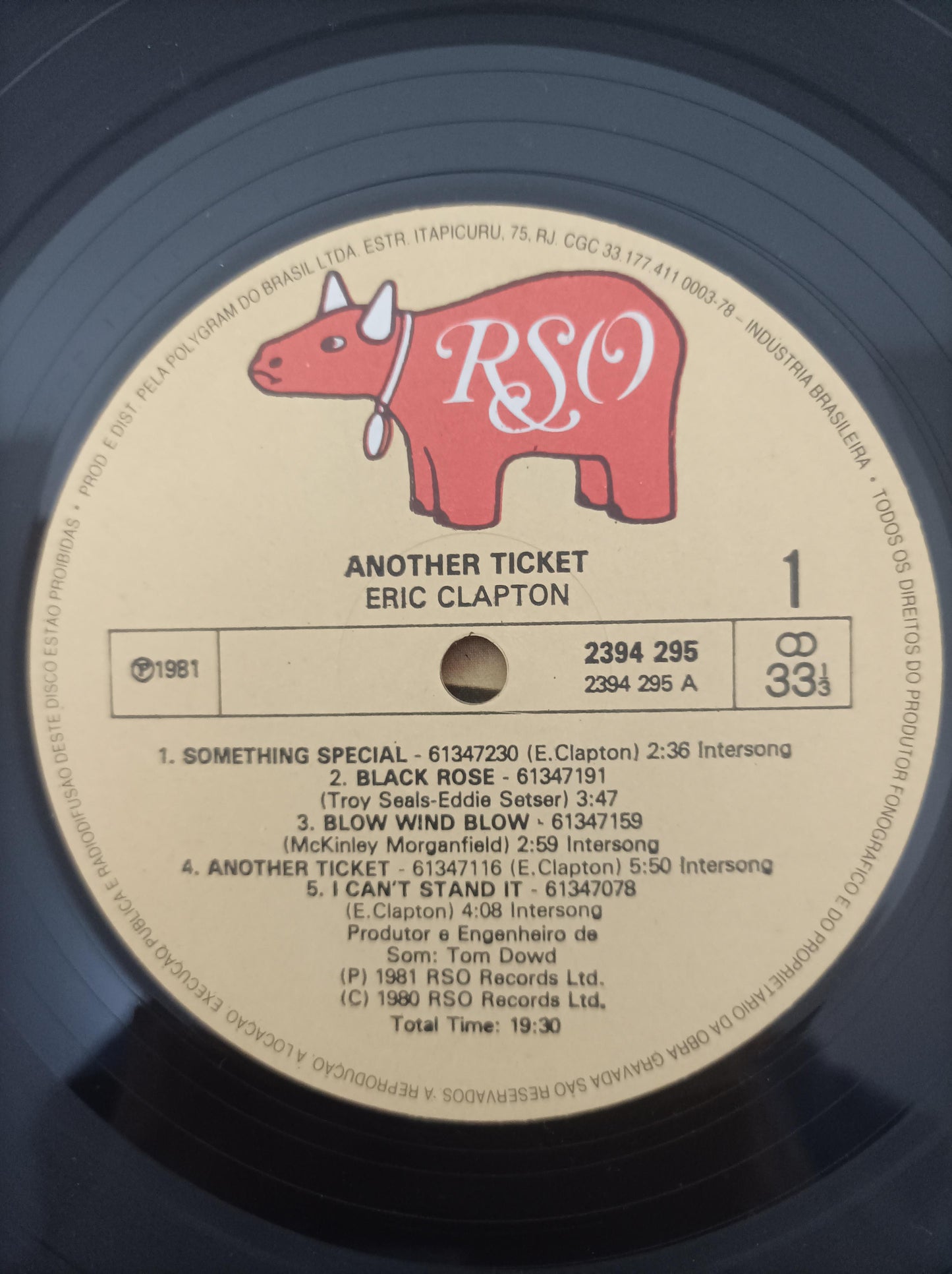 Lp Vinil Eric Clapton Another Ticket Com Encarte