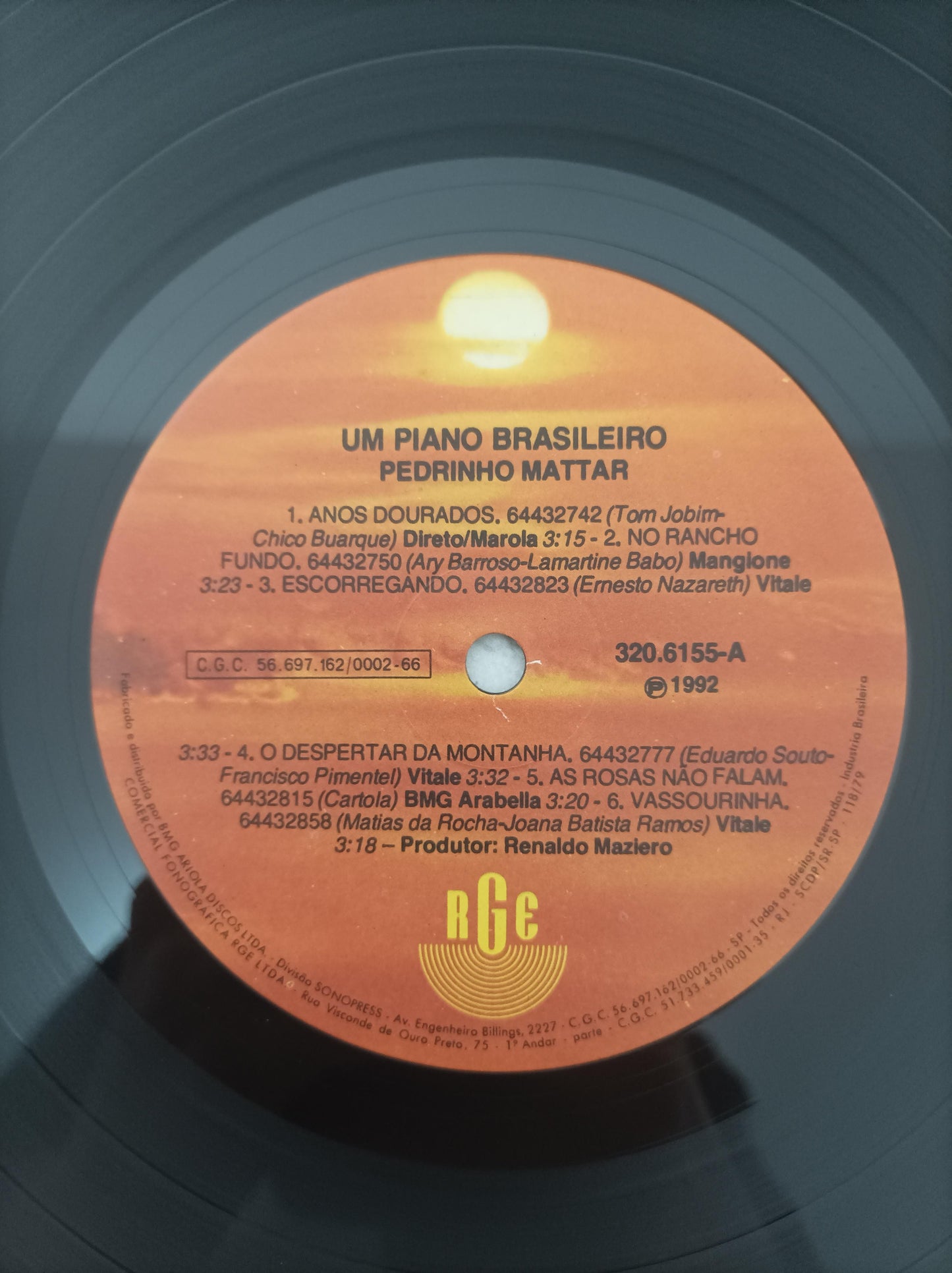 Lp Vinil Pedrinho Mattar Um Piano Brasileiro Com Encarte