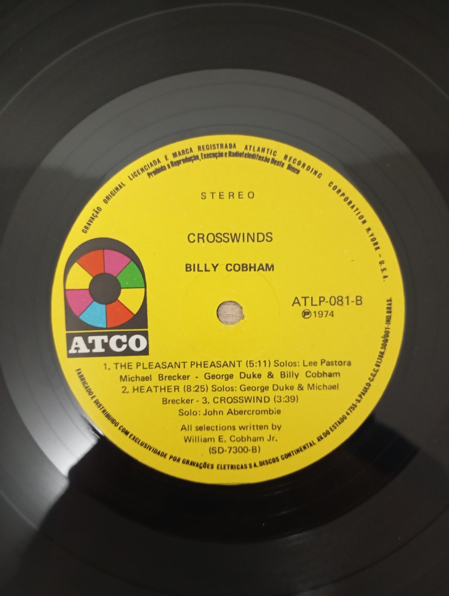 Lp Vinil Billy Cobham Crosswinds