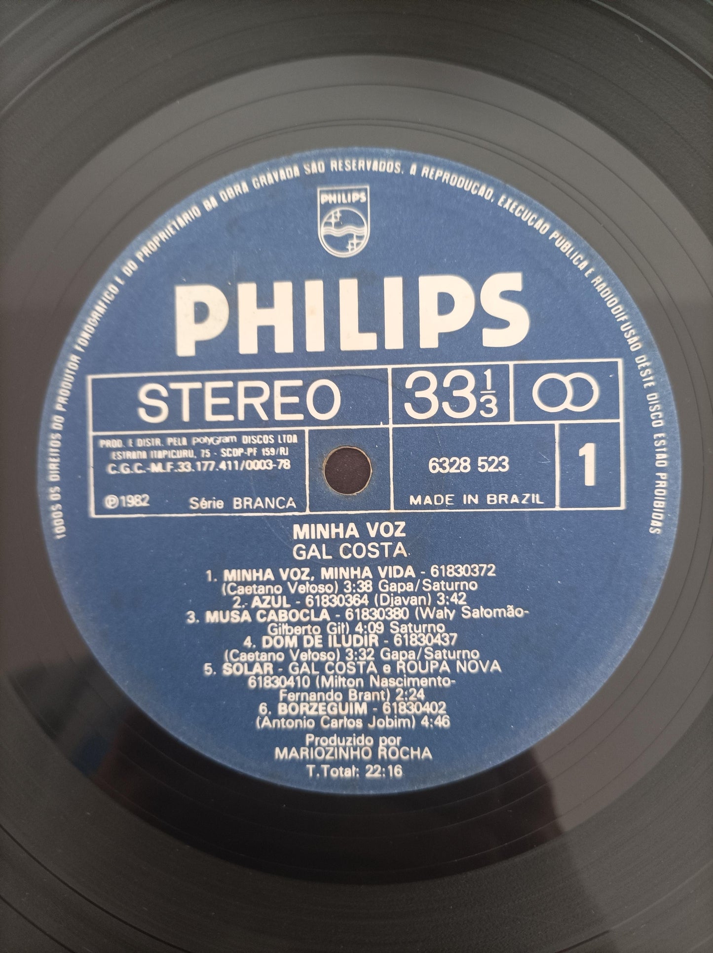 Lp Vinil Gal Costa Minha Voz Com Encarte