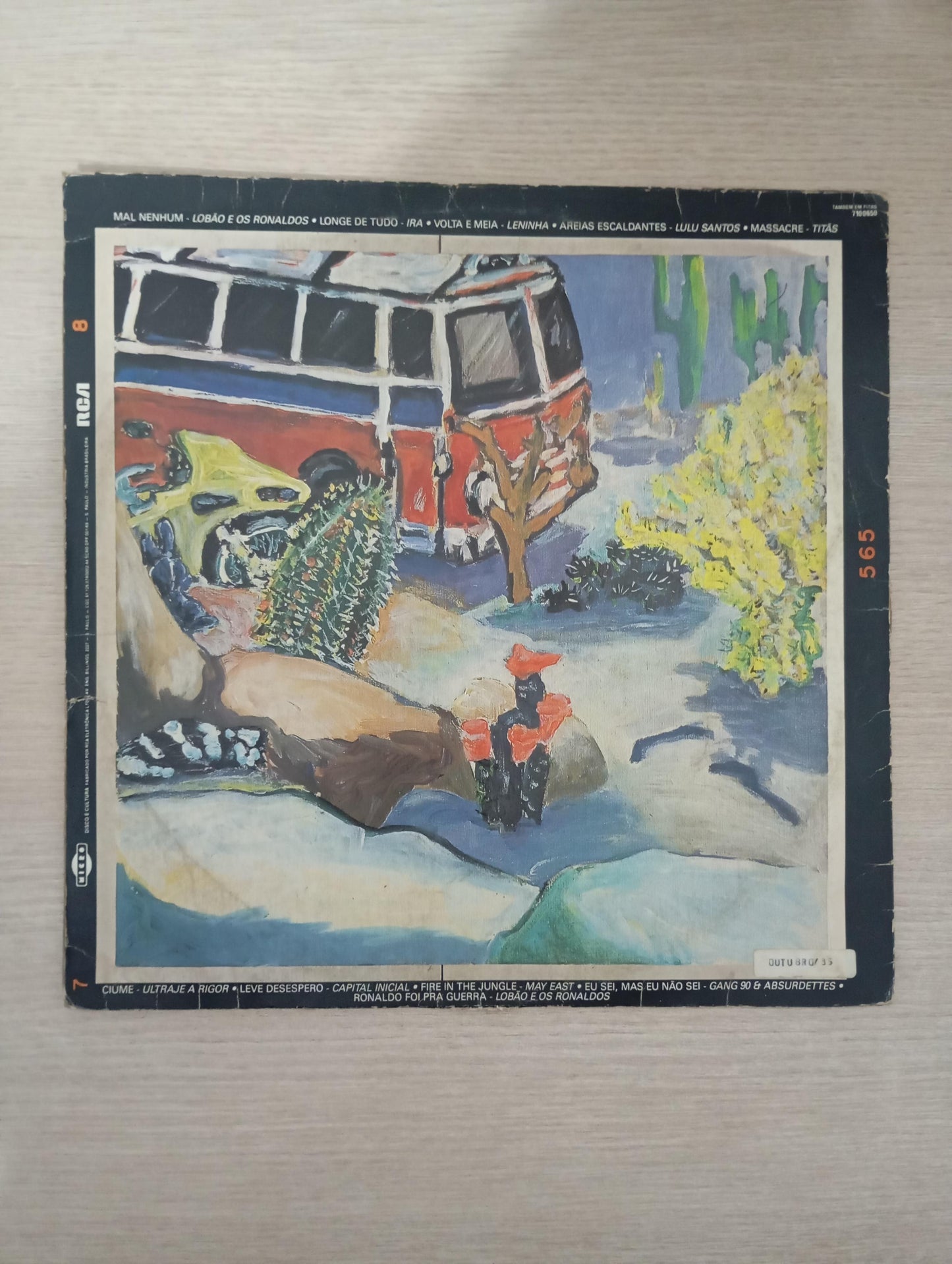 Lp Vinil Areias Escaldantes Com Encarte