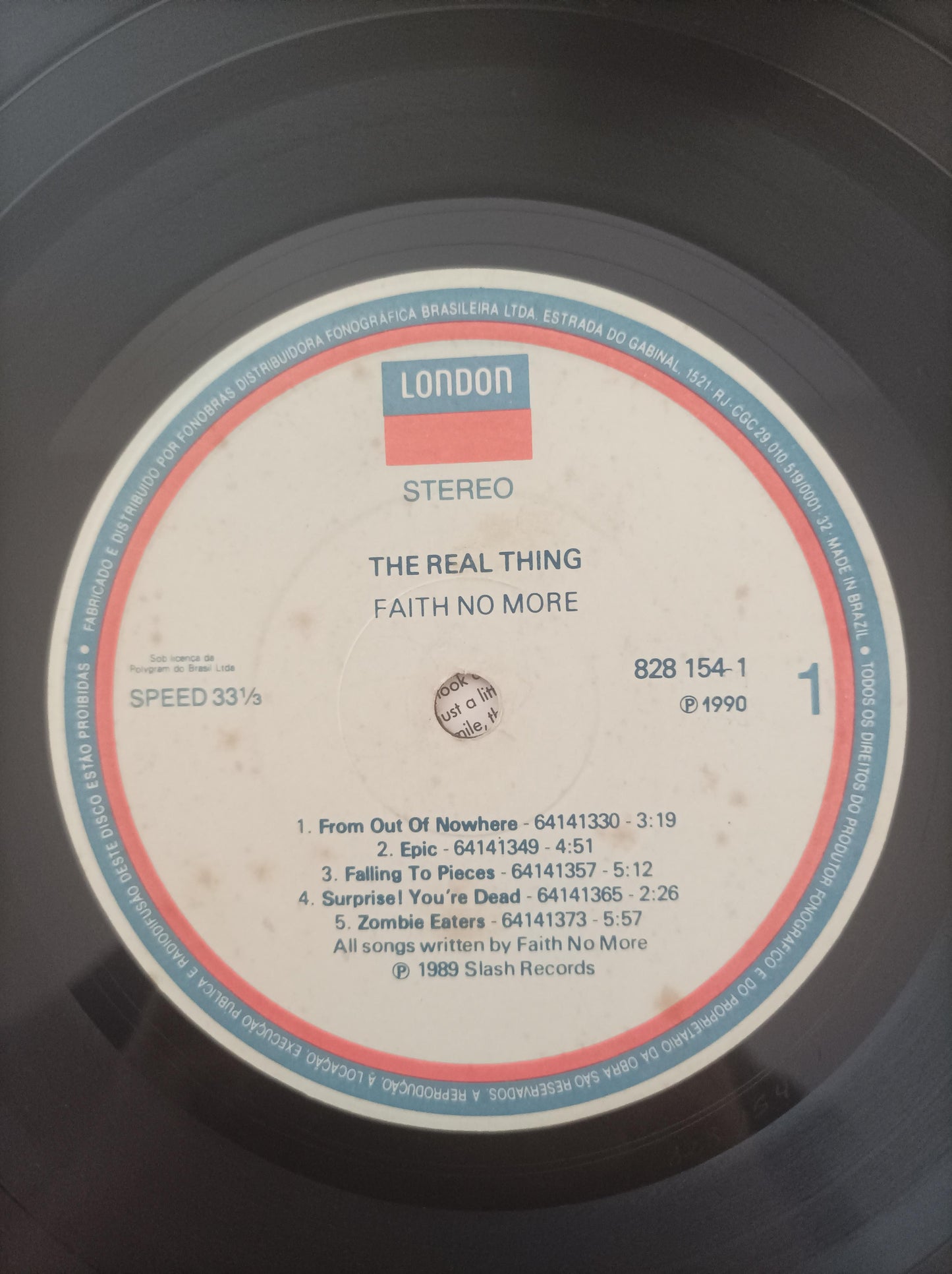 Lp Vinil Faith No More The Real Thing Com Encarte