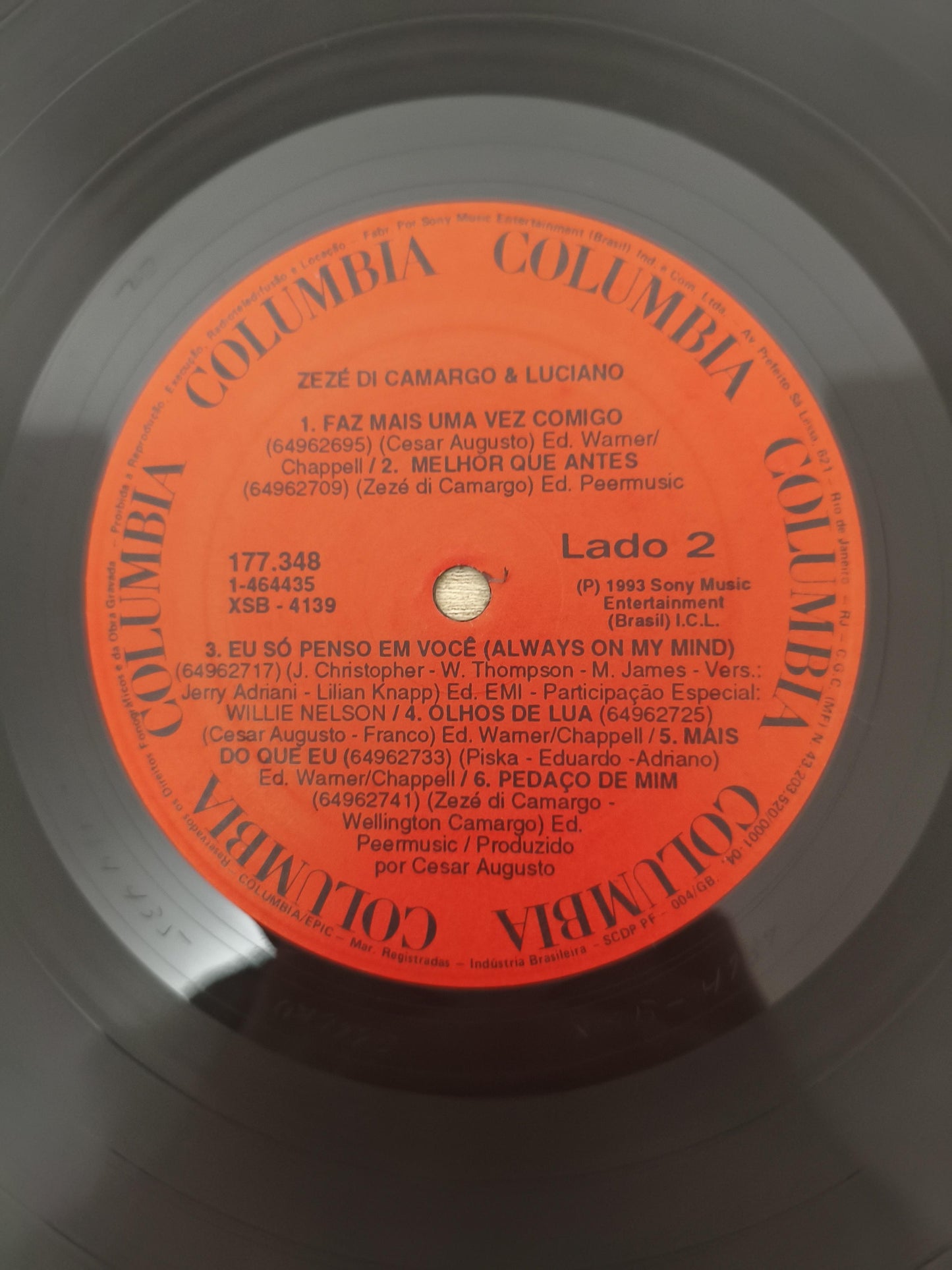 Lp Vinil Zezé Di Camargo & Luciano 1993