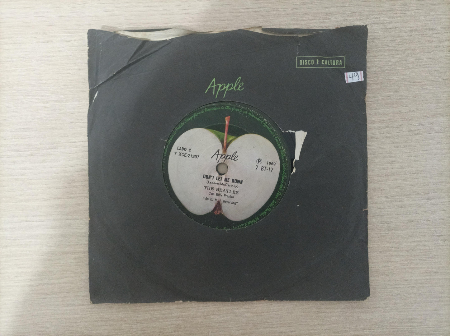 Compacto Vinil The Beatles Get Back / Don't let me down