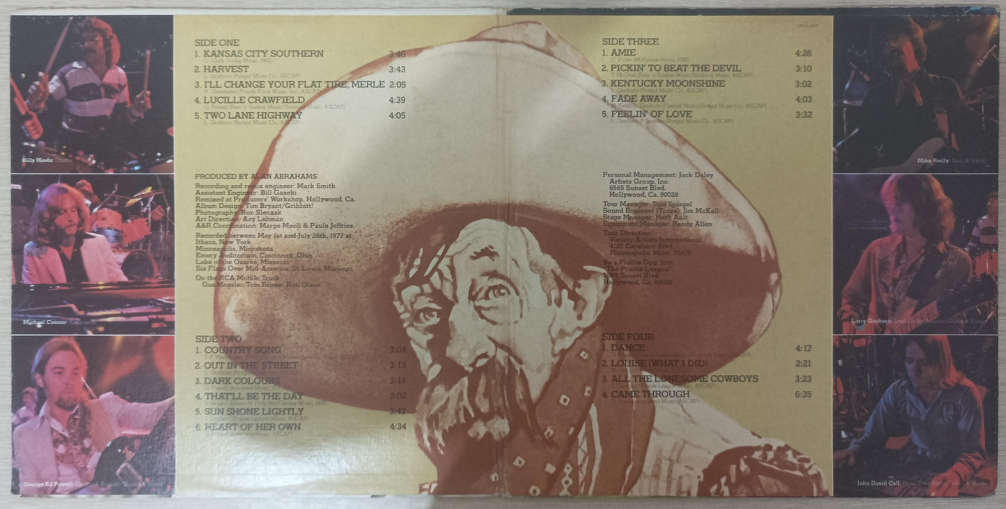 Lp Vinil Pure Prairie League Takin The Stage Duplo Importado