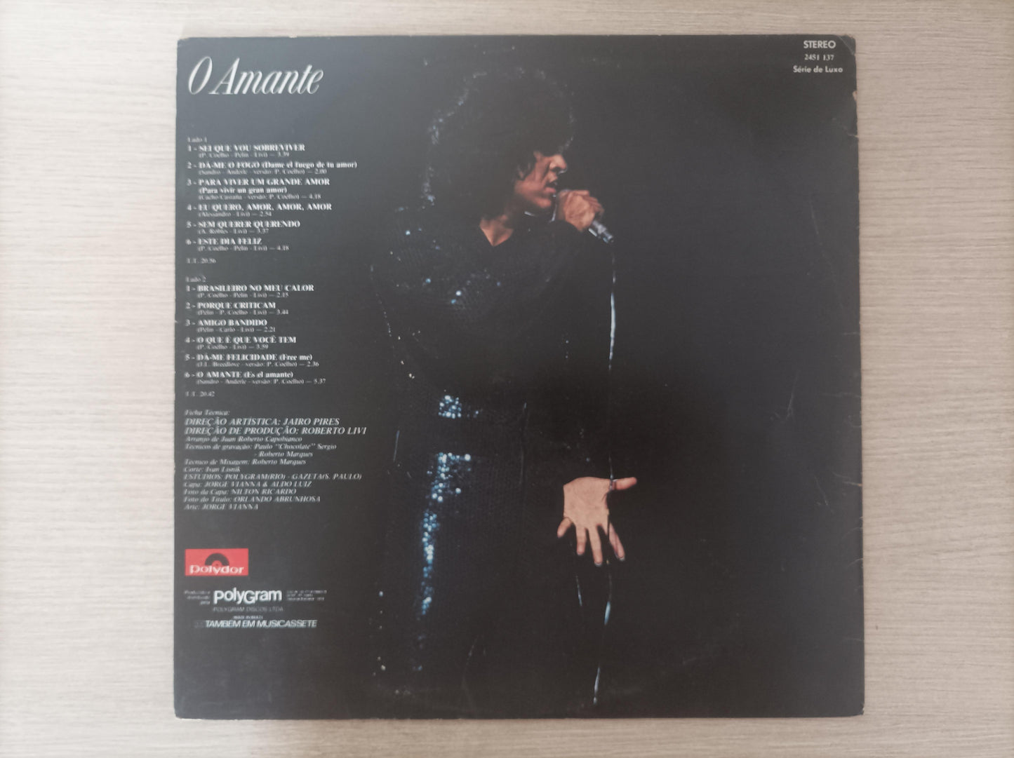 Lp Vinil Sidney Magal O Amante