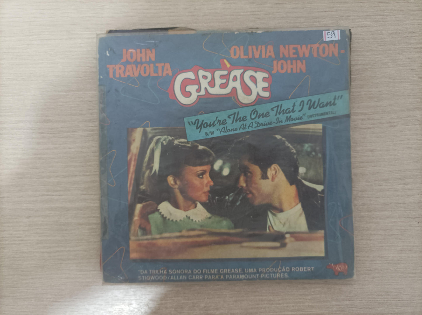 Compacto Vinil John Travolta You're the one that I want