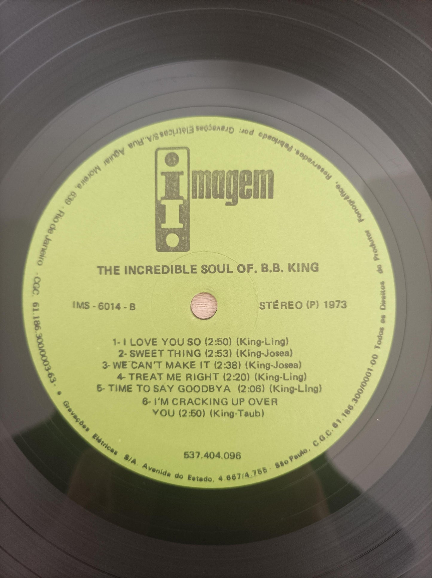 Lp Vinil B.B. King The Incredible Soul Of