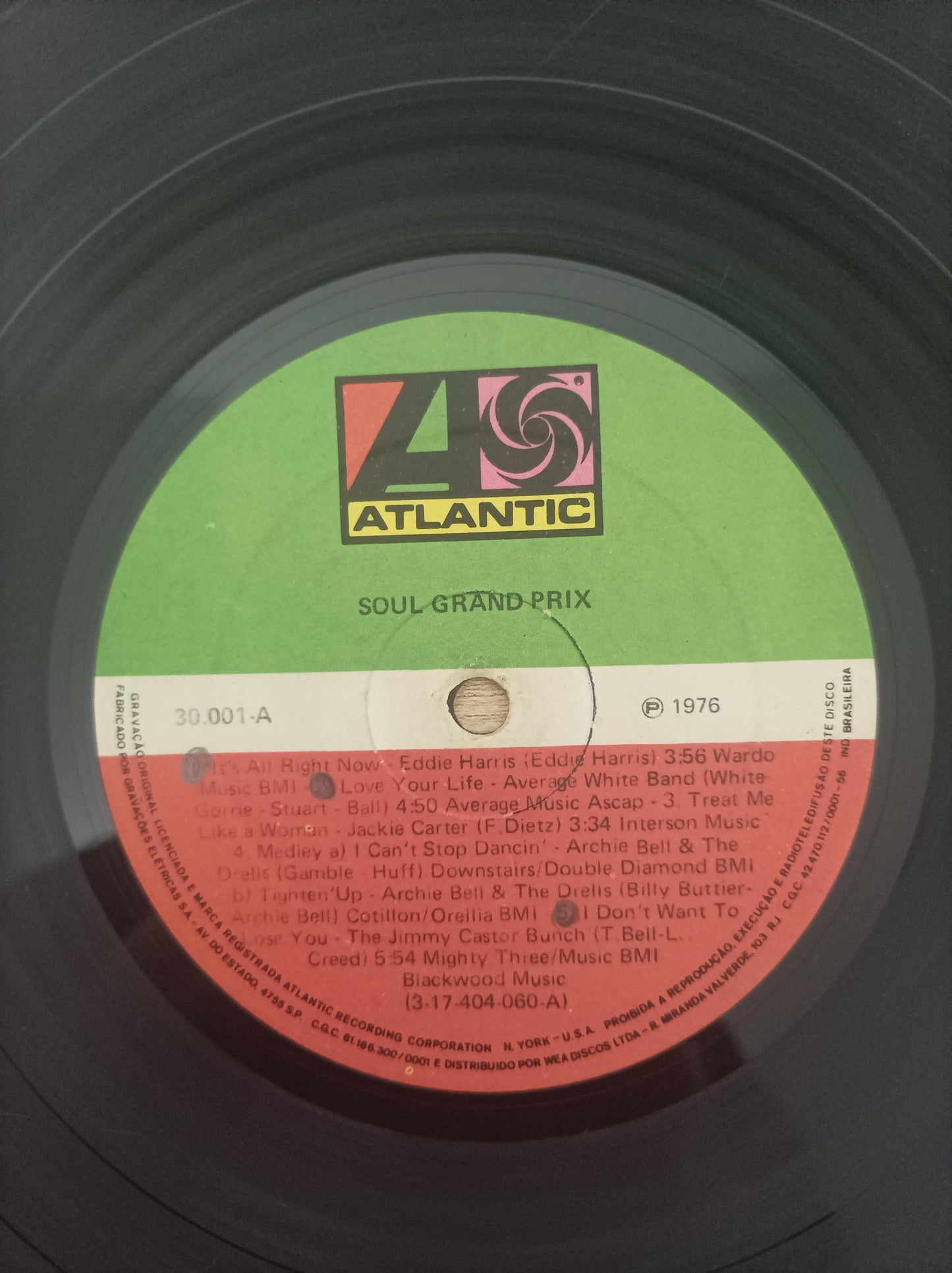 Disco Vinil Grand Prix Soul A