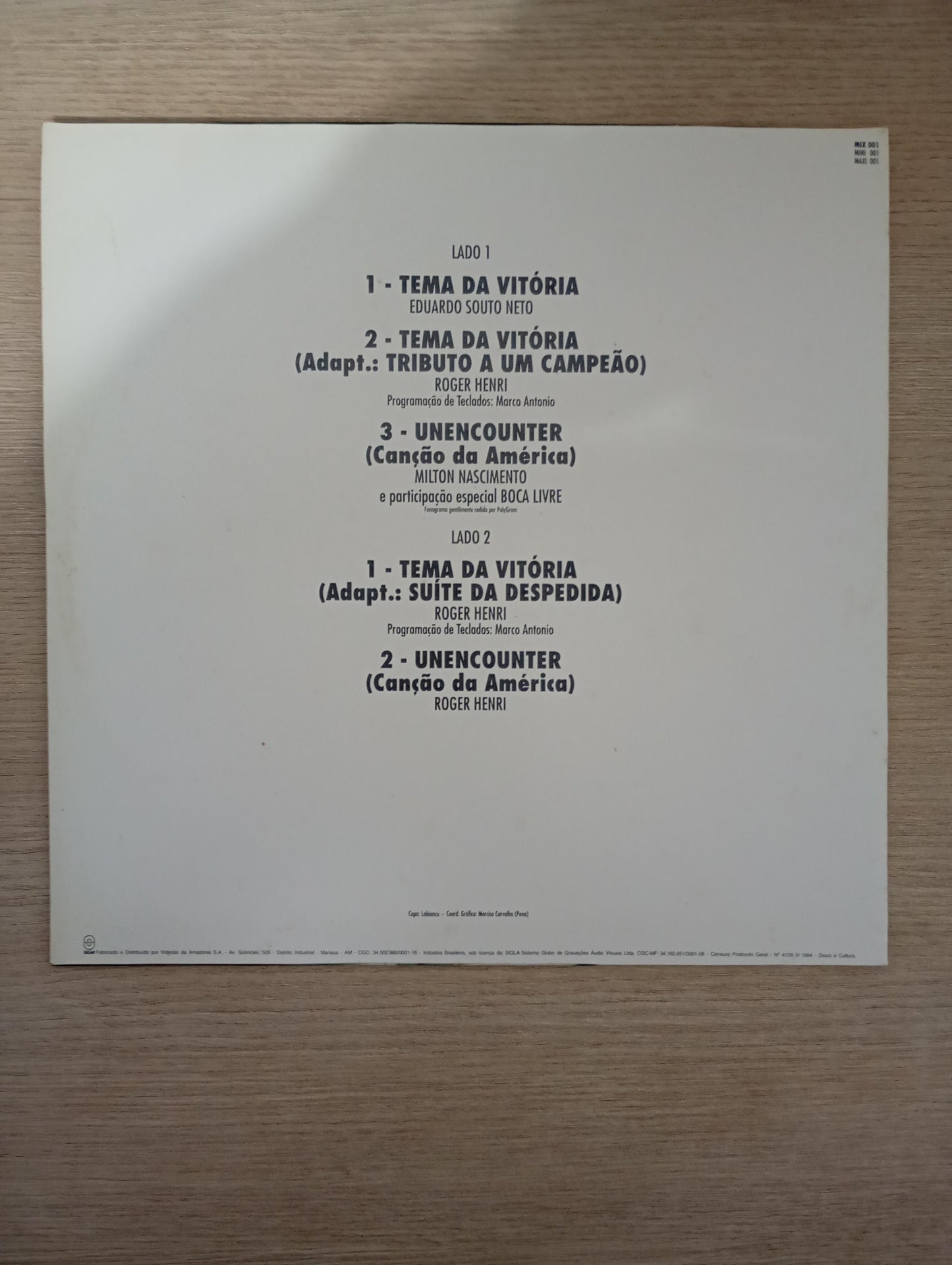 Disco Vinil A Um Campeão Ayrton Senna Tributo A