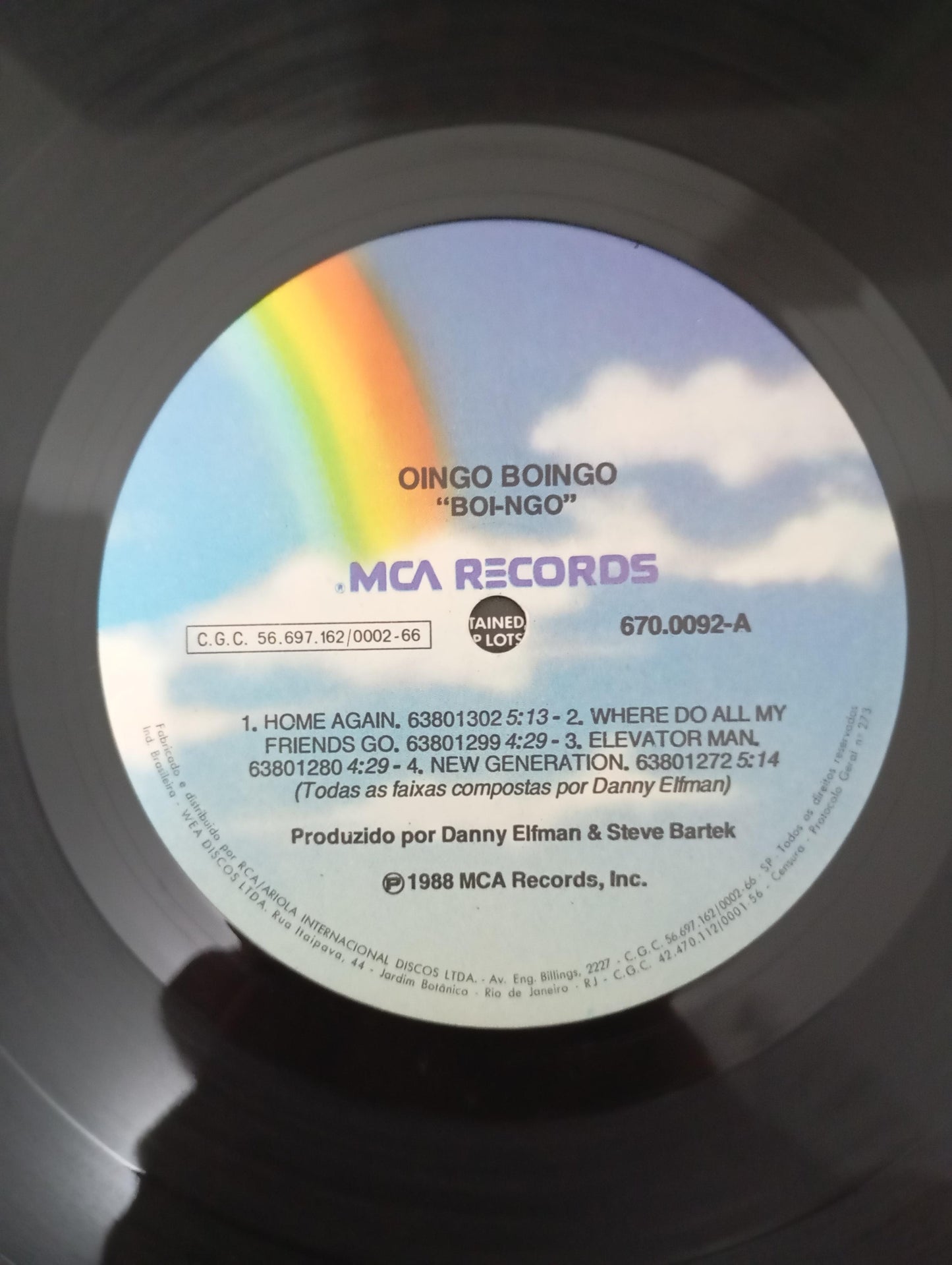 Lp Vinil Oingo Boingo Boi-Ngo Com Encarte