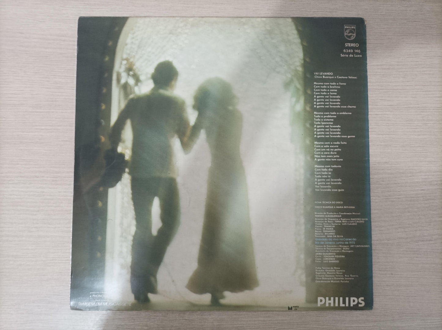 Lp Vinil Chico Buarque & Maria Bethânia Ao Vivo