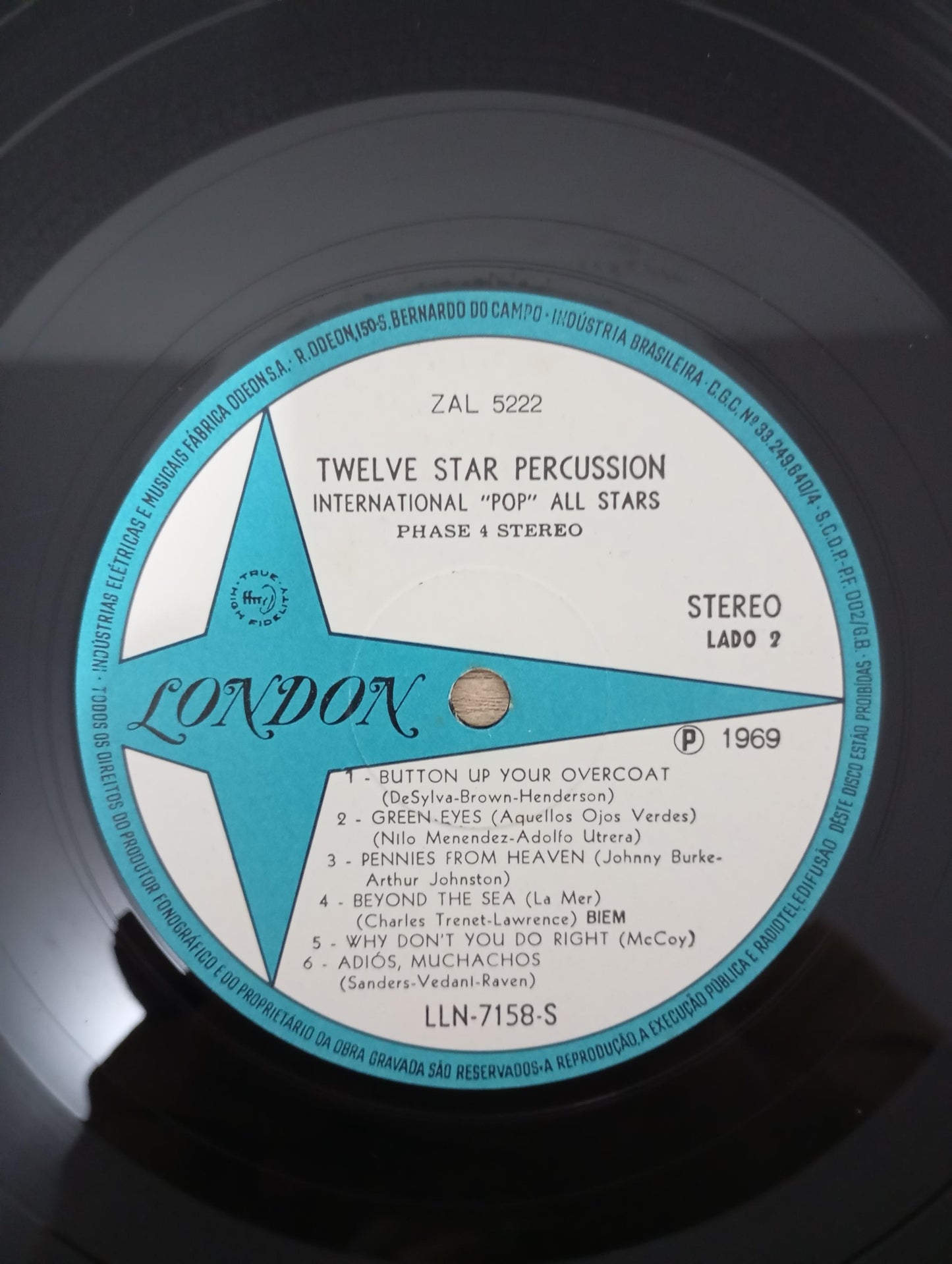 Lp Vinil Twelve Star Percussion International Pop All Stars