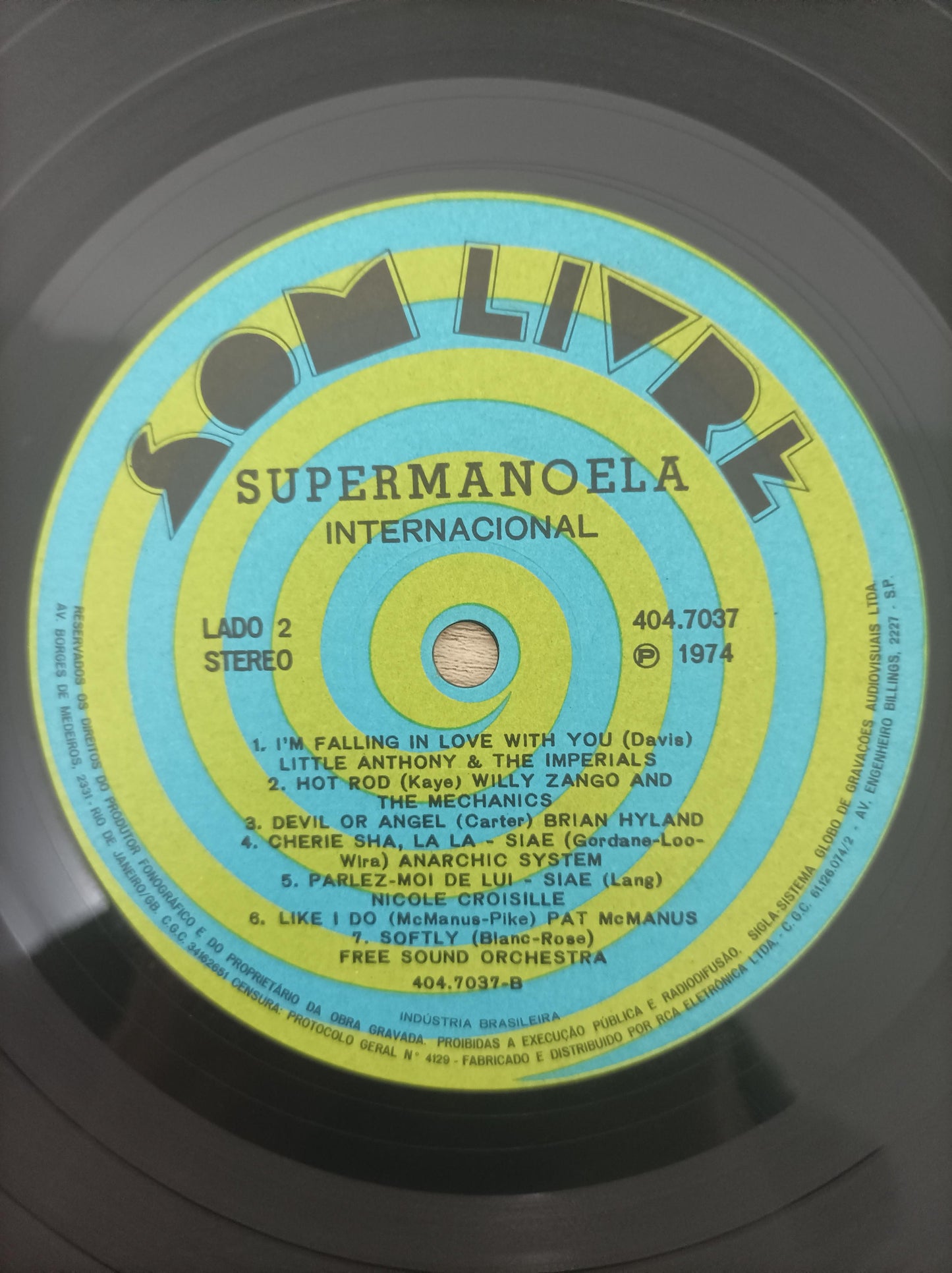Disco Vinil 1974 Supermanoela A