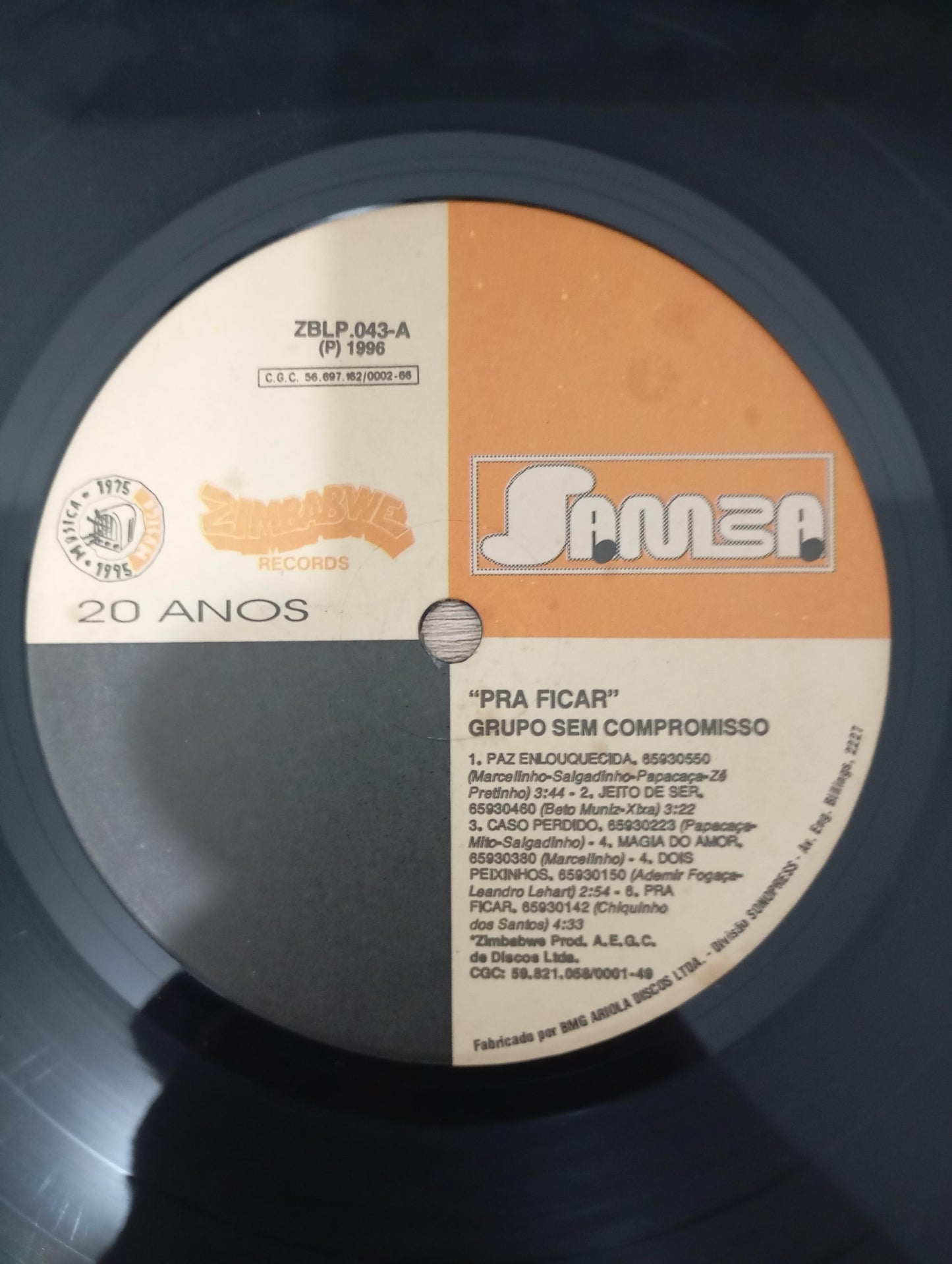 Lp Vinil Grupo Sem Compromisso Pra Ficar