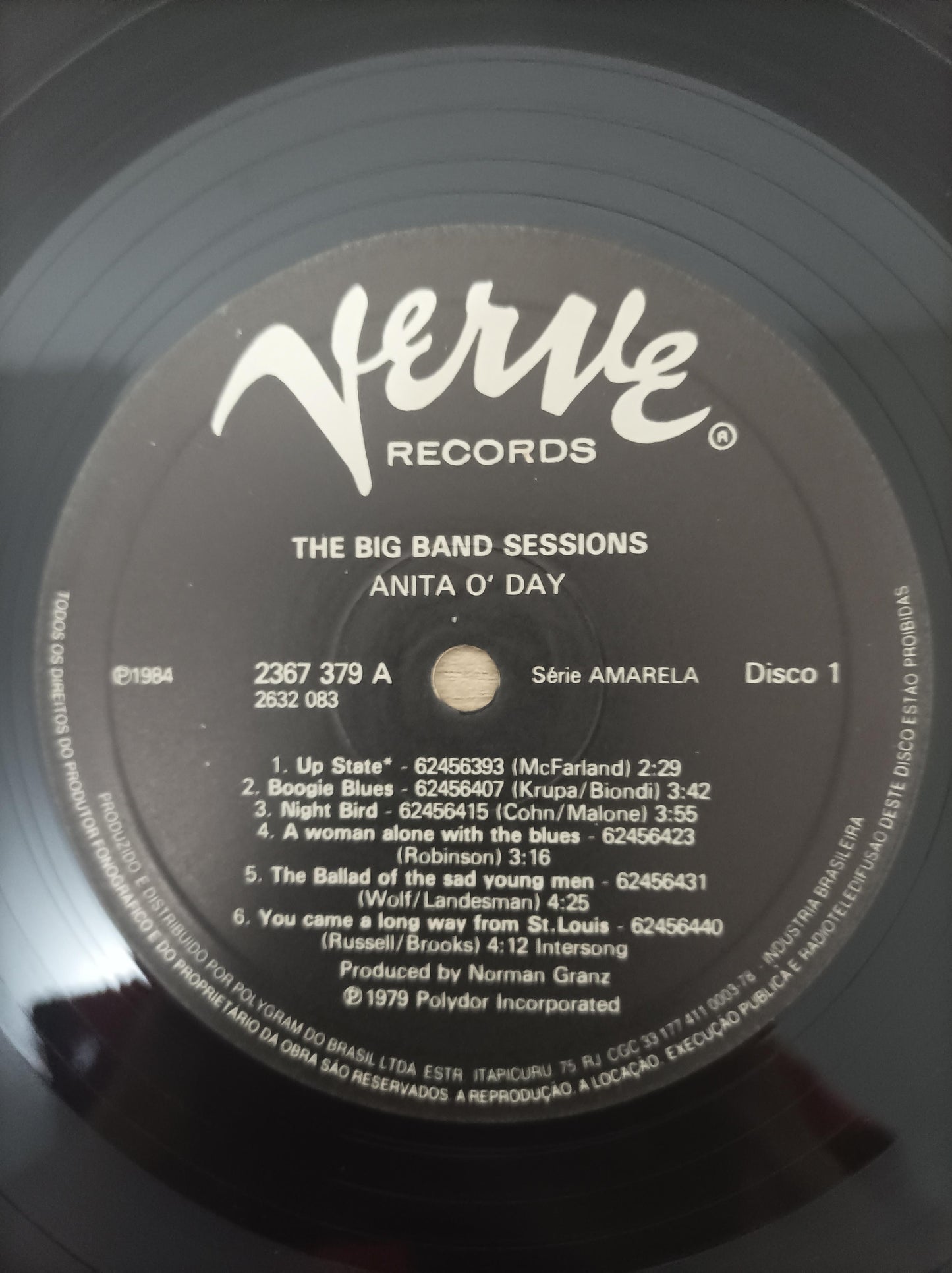 Lp Vinil Anita O'Day The Big Band Sessions Duplo
