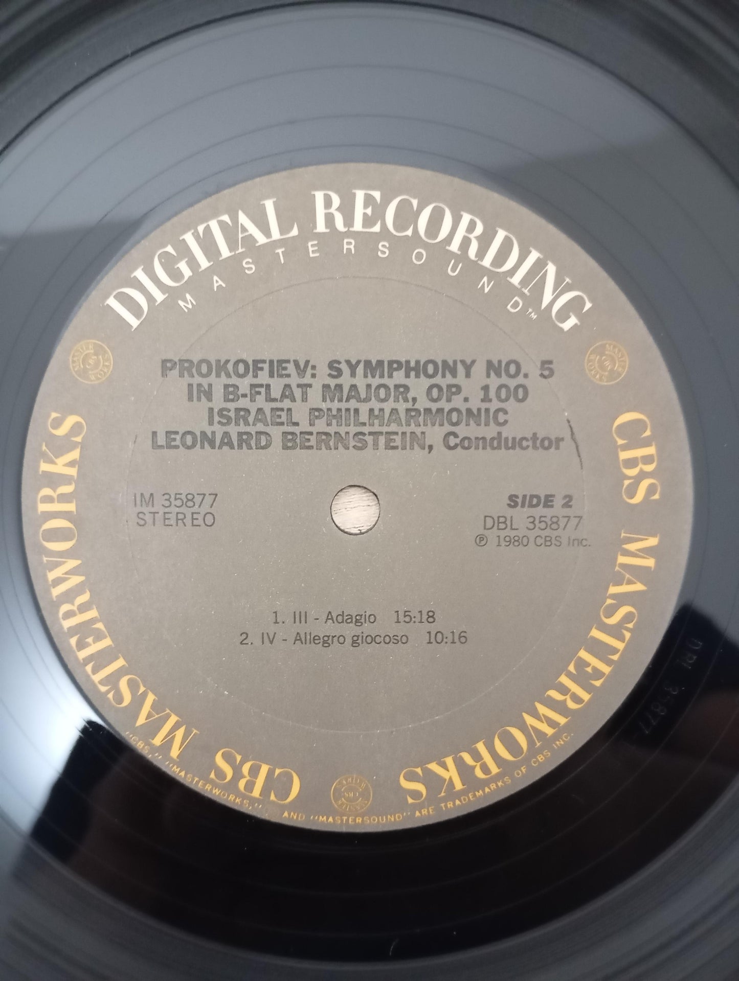 Lp Vinil Sergei Prokofiev Symphony No. 5 Importado