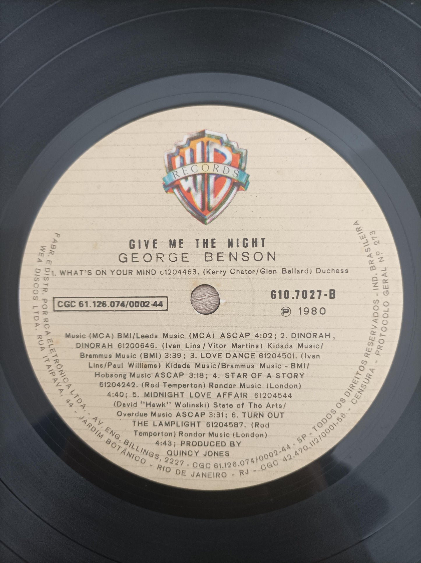Lp Vinil George Benson Give Me The Night