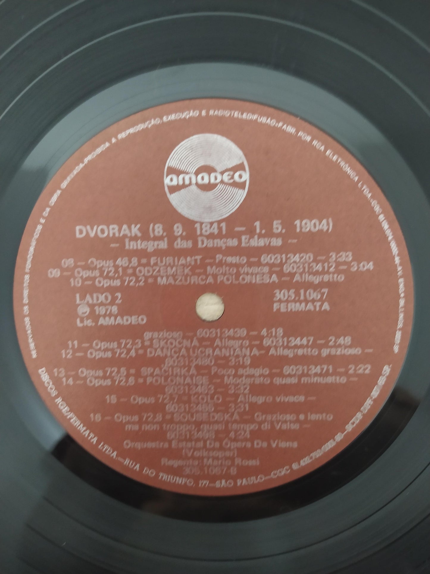 Lp Vinil Dvorak Samtliche Slavische Tanze