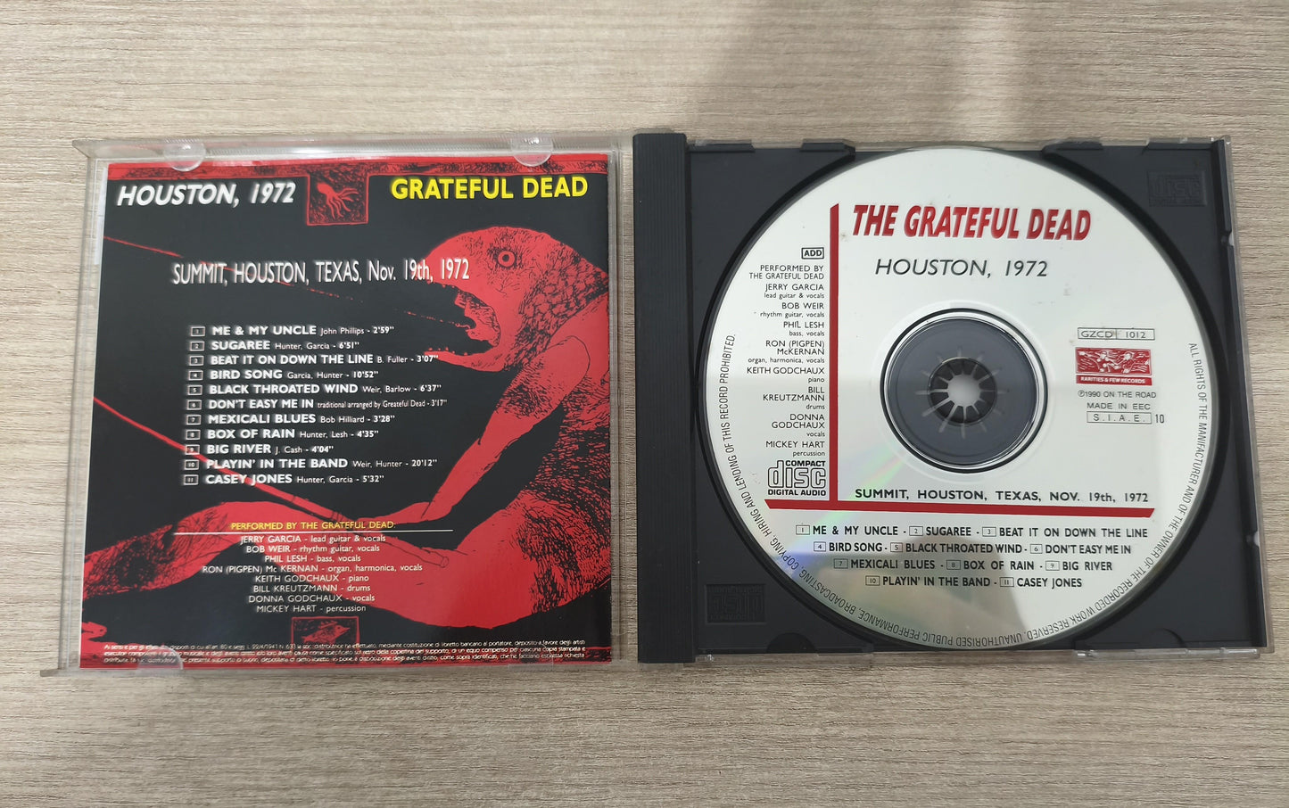CD The Grateful Dead Houston, 1972 Importado
