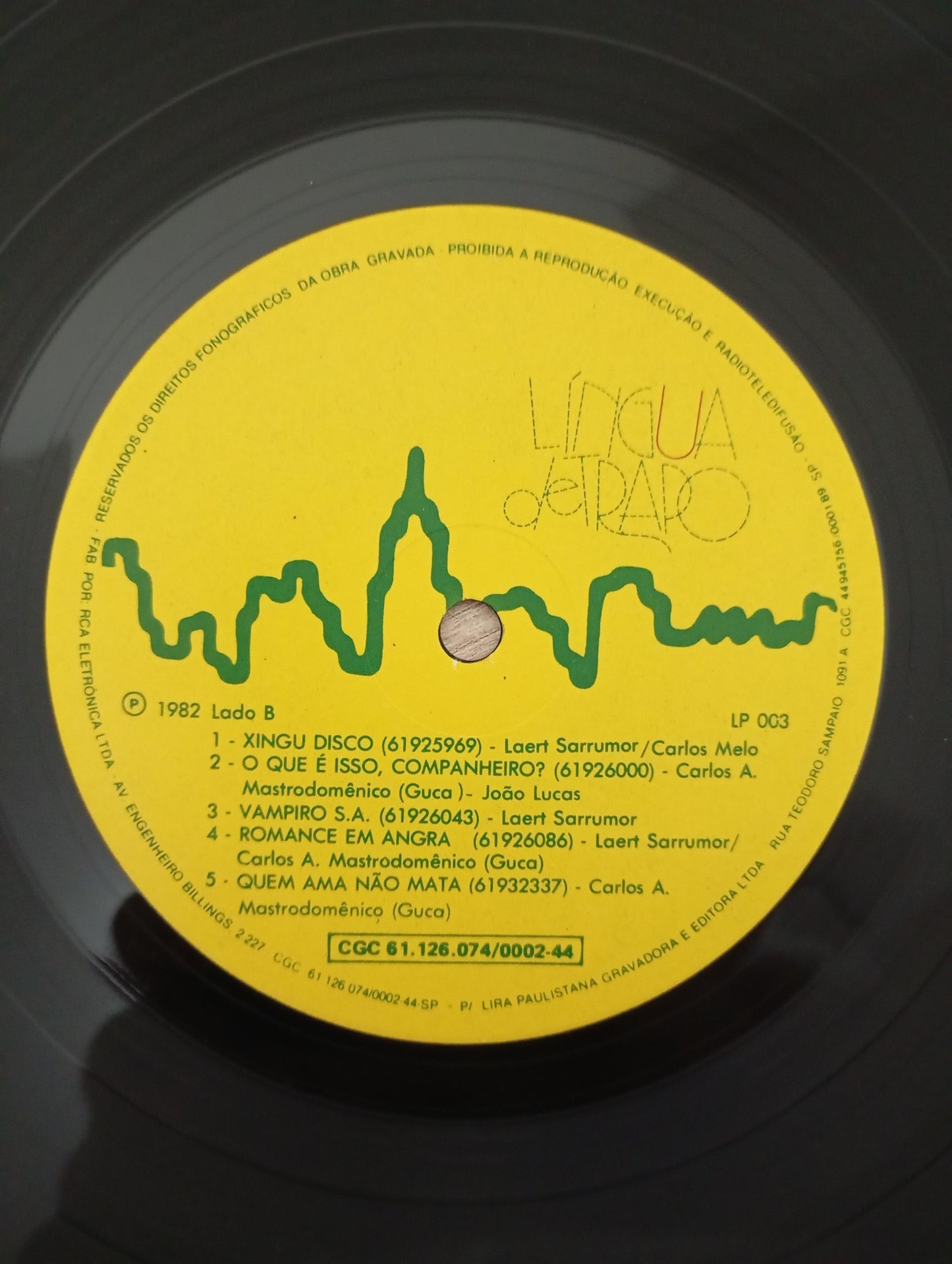 Lp Vinil Língua De Trapo 1982 Com Encartes