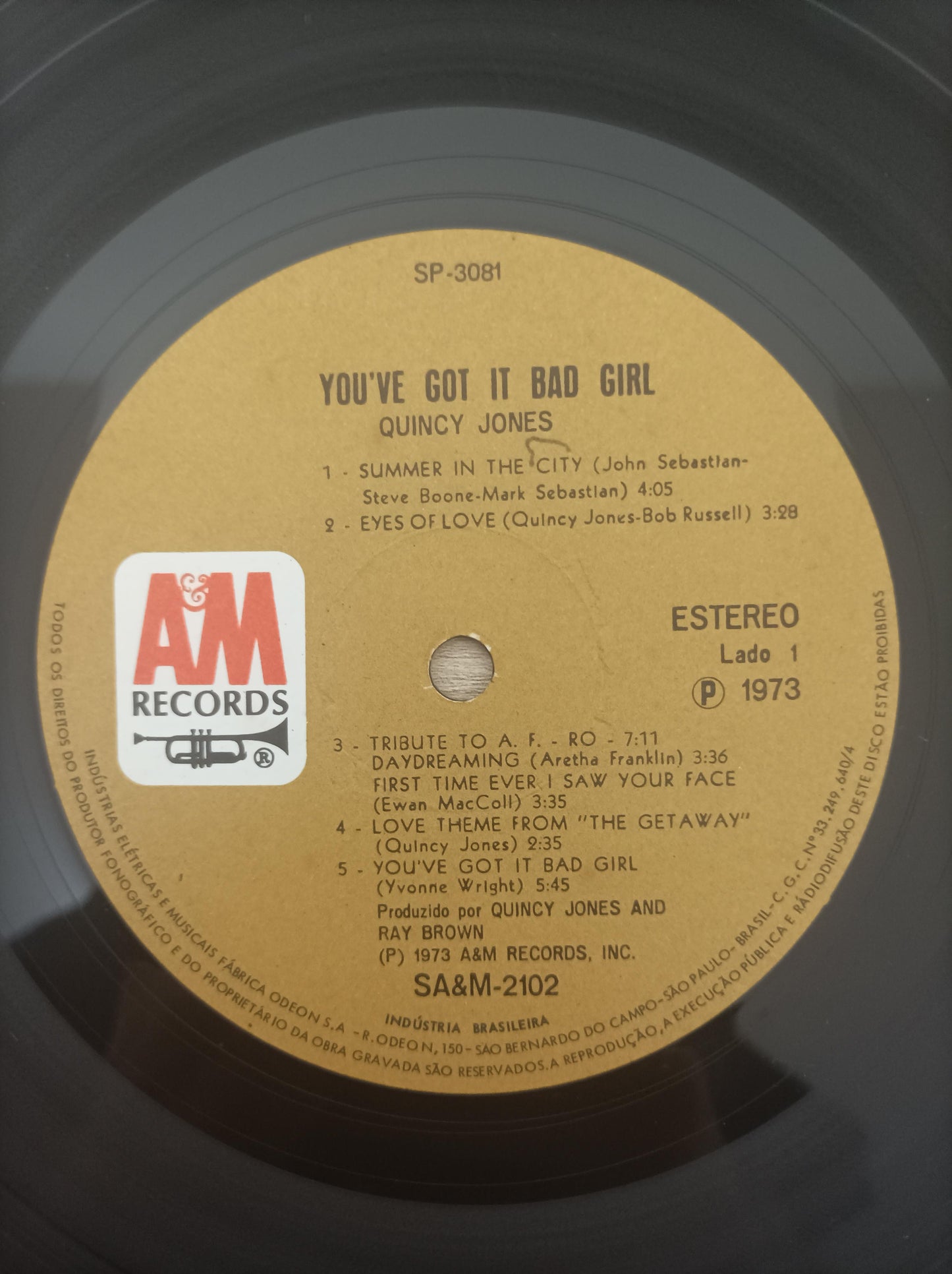 Disco Vinil You've Got It Bad Girl Quincy Jones A