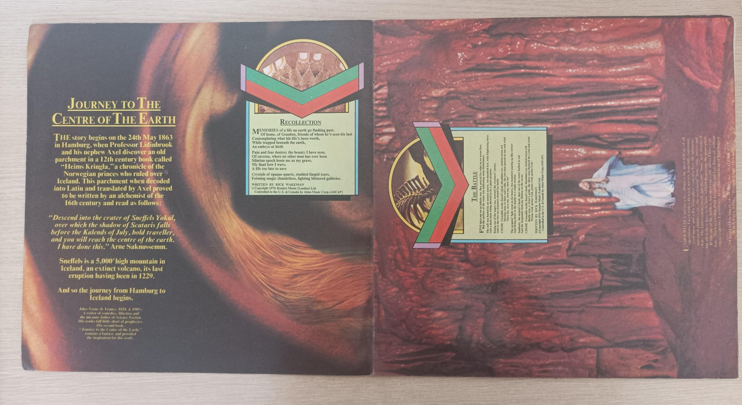 Disco Vinil Journey To The Centre Rick Wakeman Com Encarte A