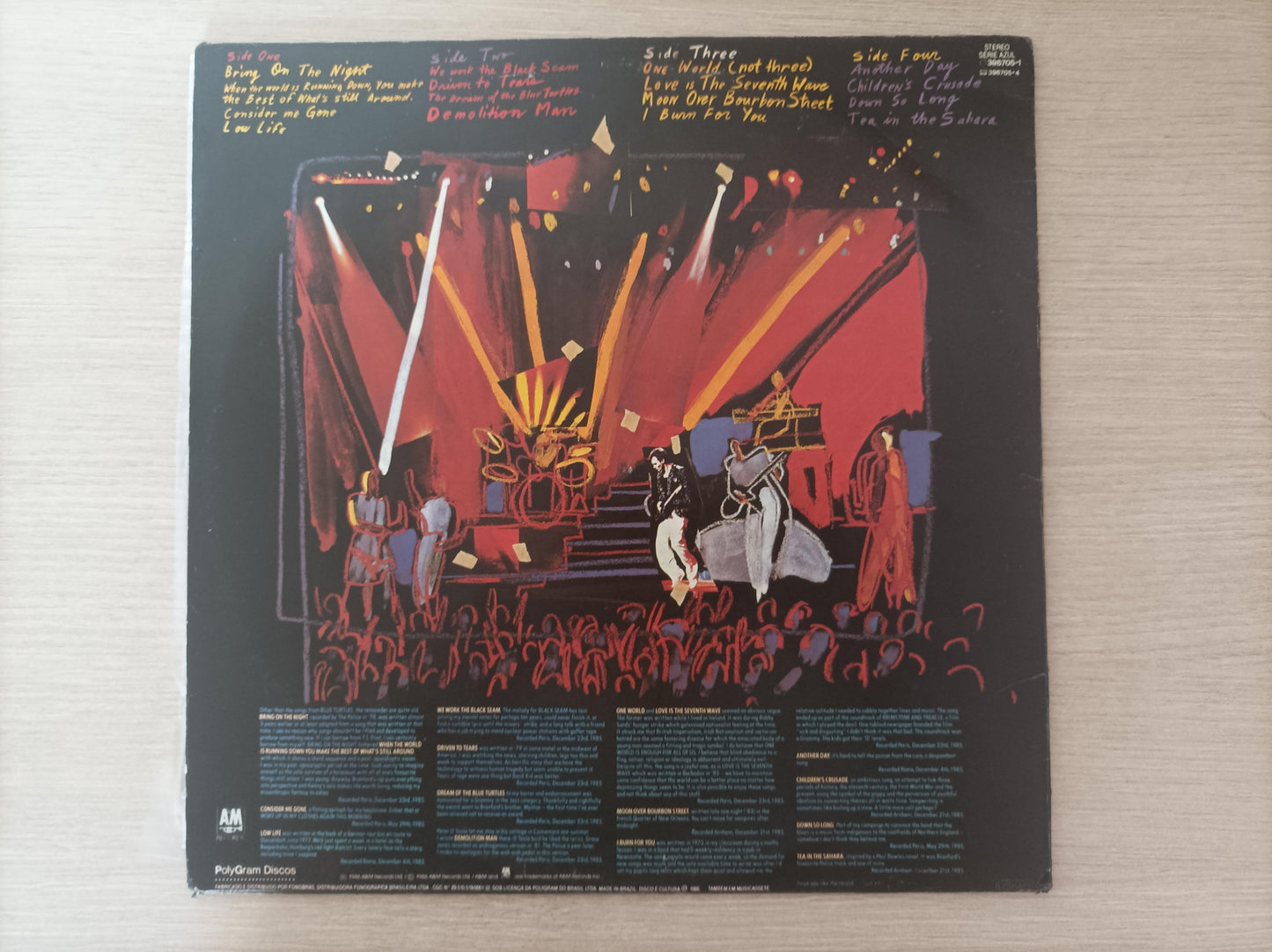 Lp Vinil Sting Bring On The Night Duplo Com Encartes