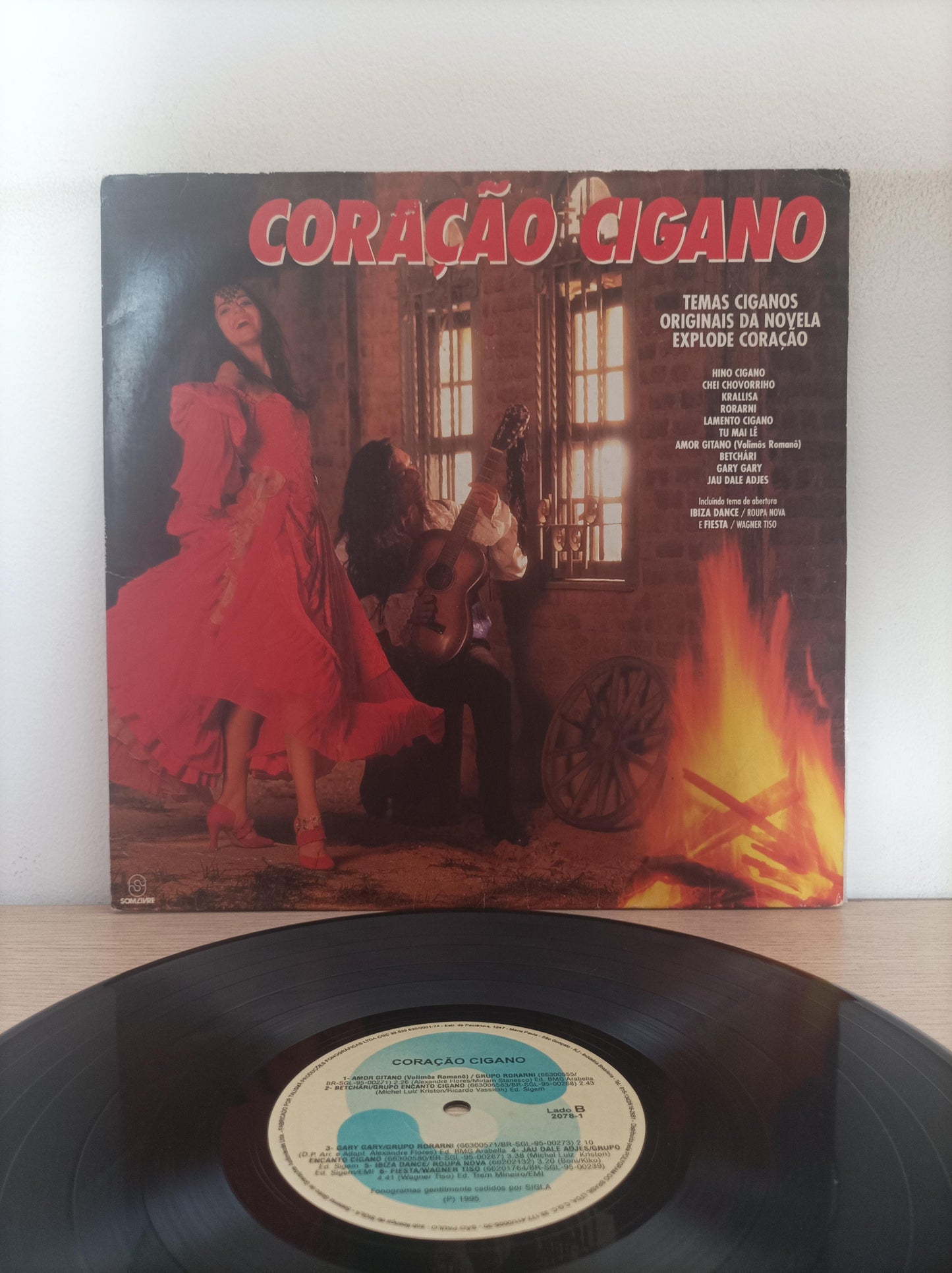 Lp Vinil Coração Cigano Trilha Sonora