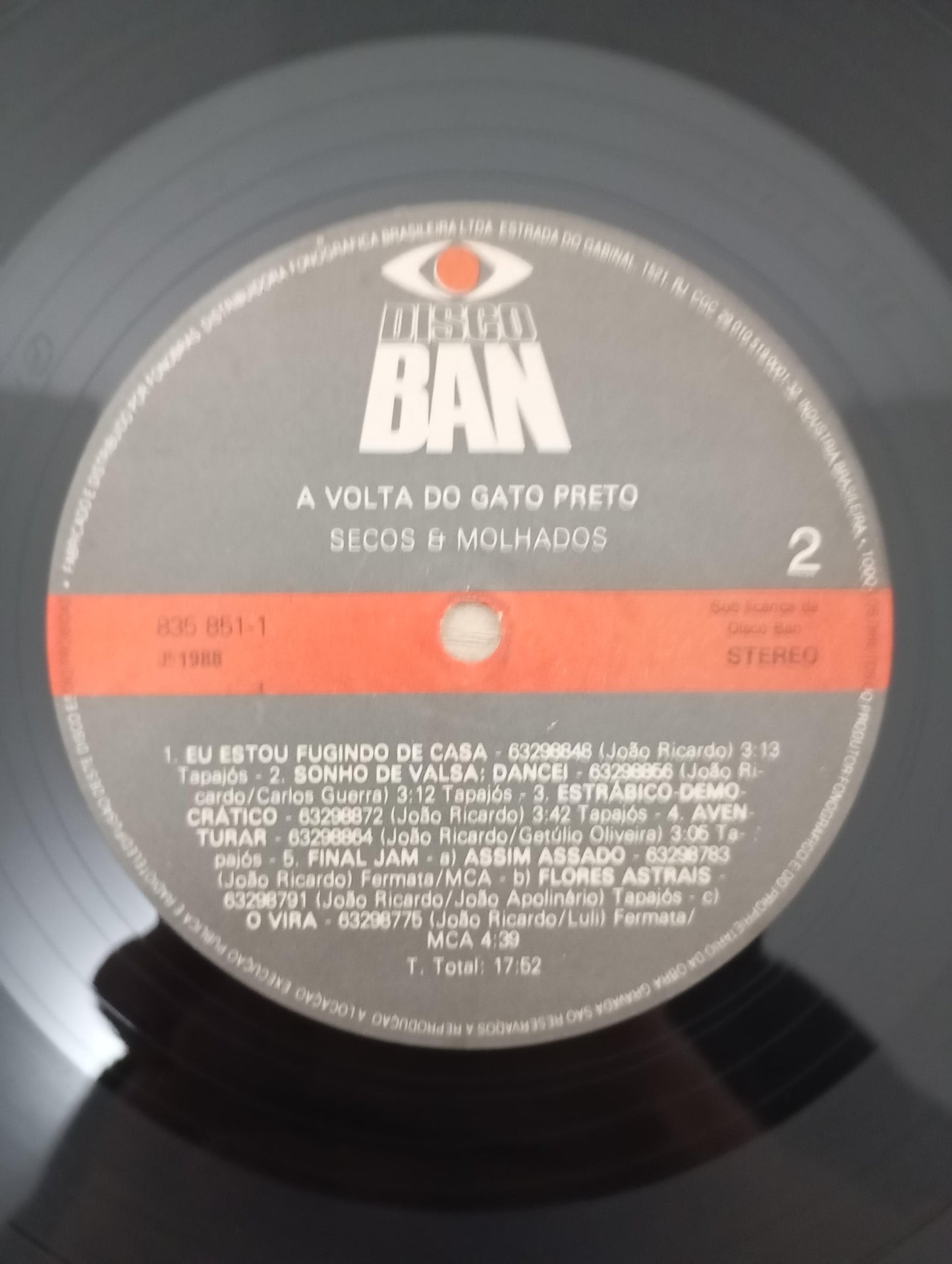 Lp Vinil Secos & Molhados A Volta Do Gato Preto