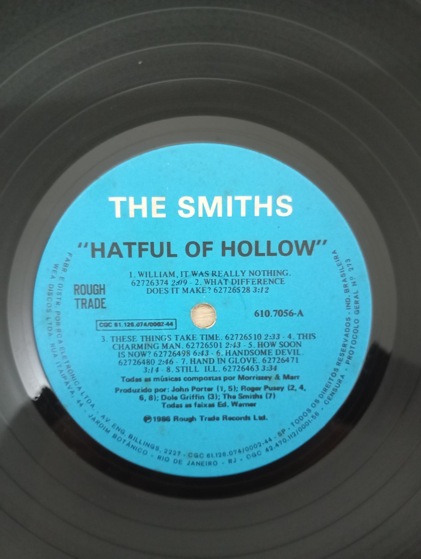 Lp Vinil The Smiths Hatful Of Hollow Capa Dupla Com Encarte