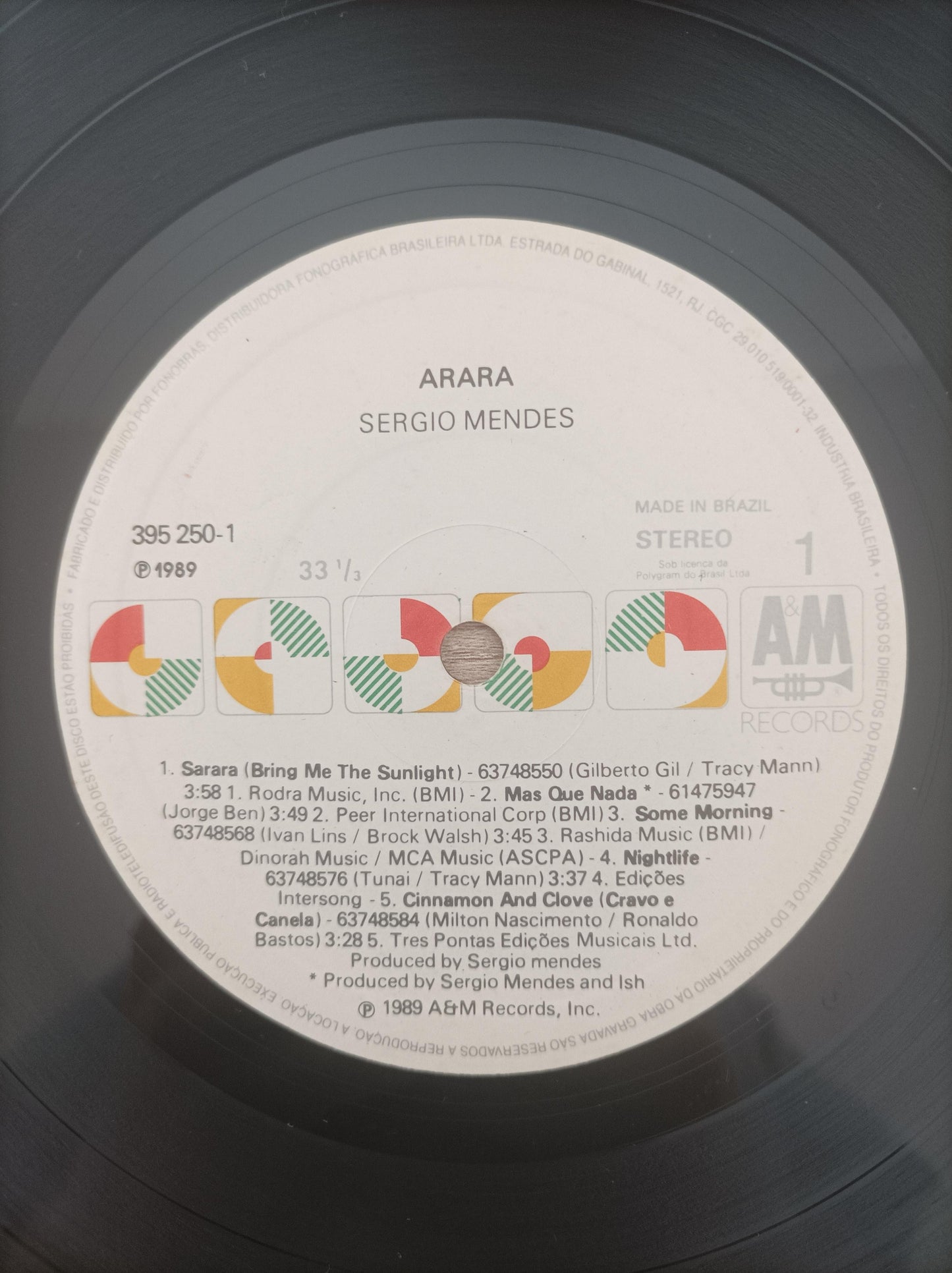 Lp Vinil Sérgio Mendes Arara Importado