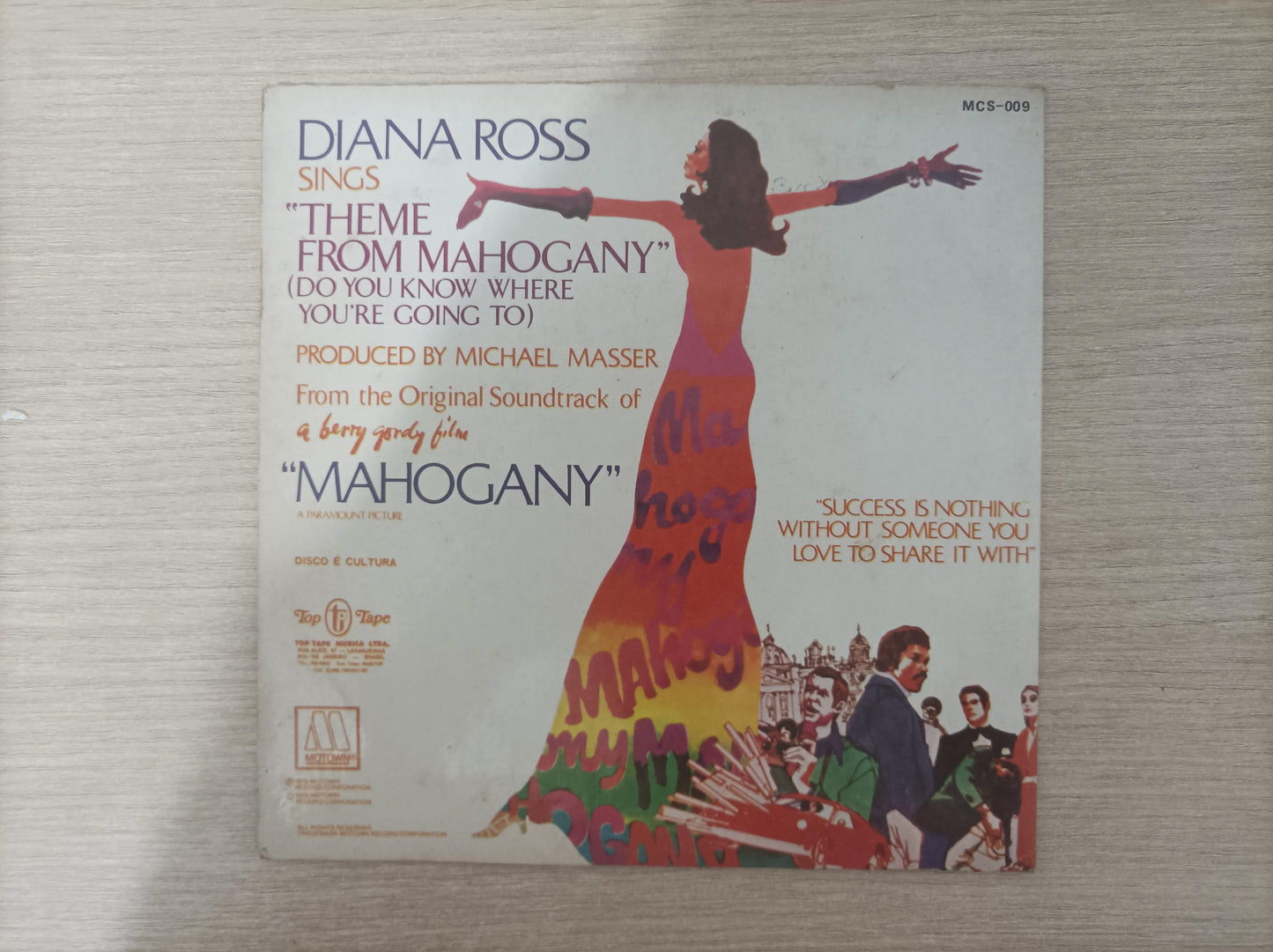 Compacto Vinil Diana Ross Sings Theme From Mahogany