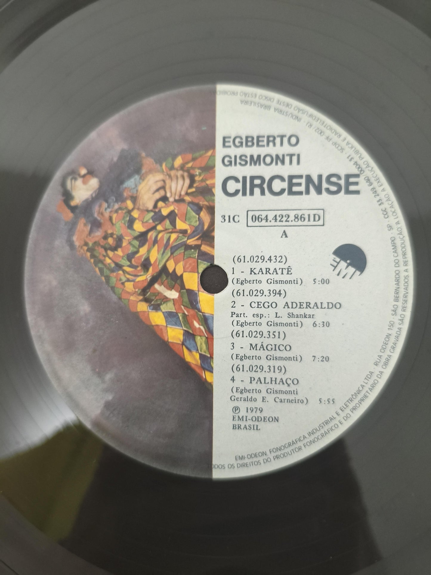 Lp Vinil Egberto Gismonti Circense Com Encarte