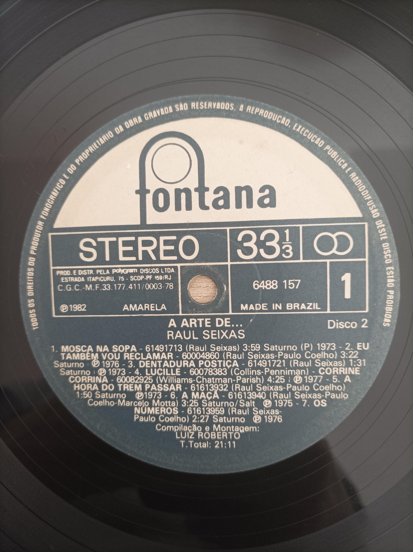 Lp Vinil Raul Seixas A Arte de Duplo
